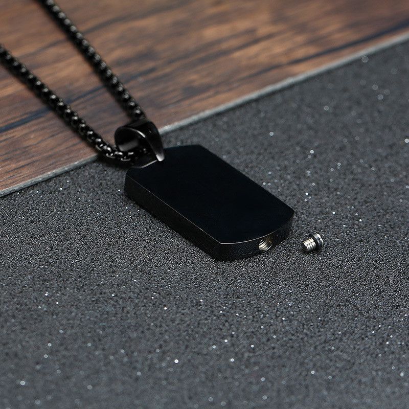 Other 55cm Steel Ashes Cremation Urn with Funnel Pendant Necklaces Size ONE SIZE - 2 Thumbnail