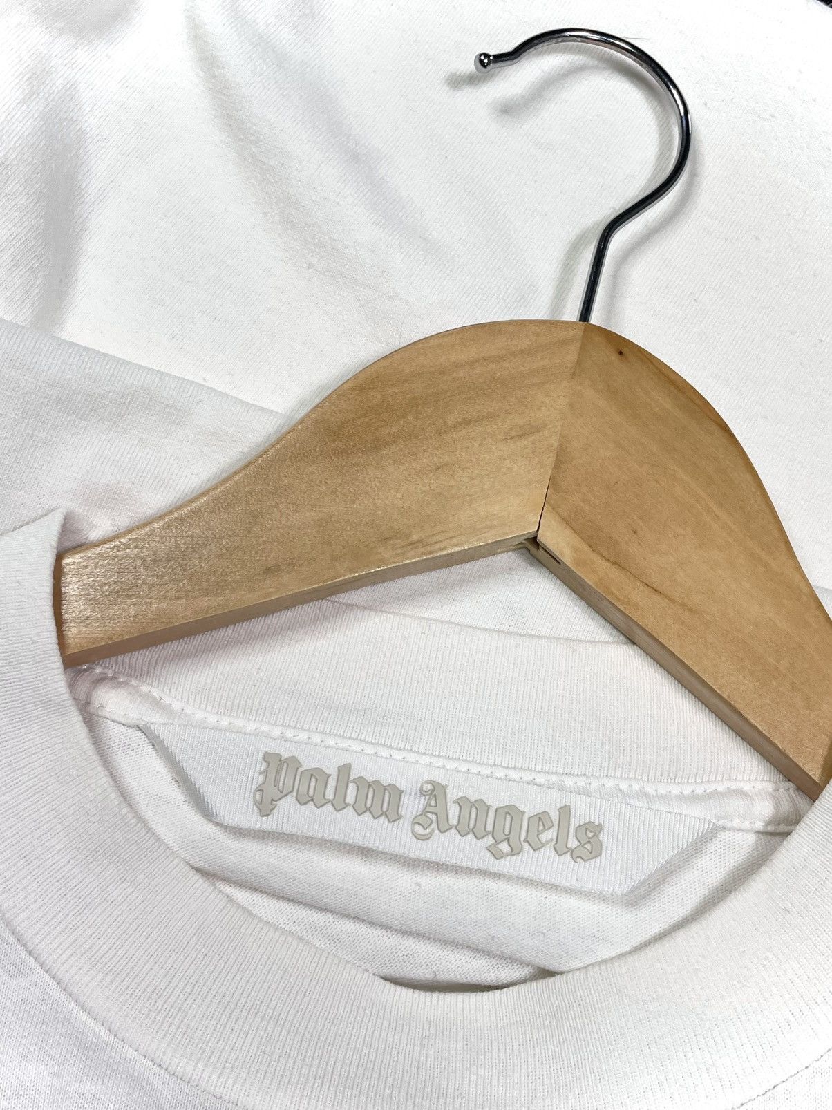 Palm Angels Palm Angels Miami Spray Logo T-Shirt – White – Size L Size US L / EU 52-54 / 3 - 6 Thumbnail