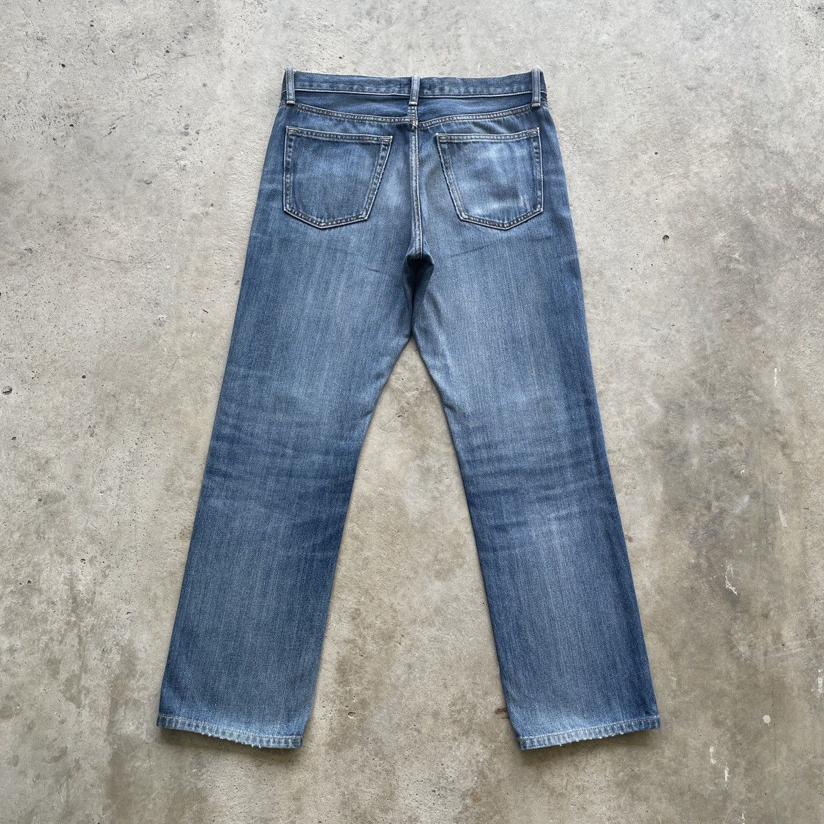 Japanese Brand W33 Vintage Japanese Distressed Jeans Faded Denim Pants Size US 33 - 10 Thumbnail