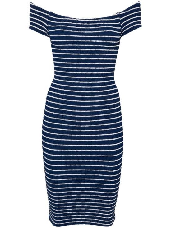 Hunza G HUNZA G Women Mid Skirts GRACE DRESSNAVYWHITE Blue Size ONE SIZE - 1 Thumbnail