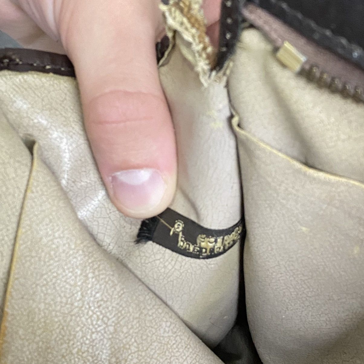 Dior Vintage Brown Monogram Christian Dior Clutch Bag Size ONE SIZE - 12 Thumbnail