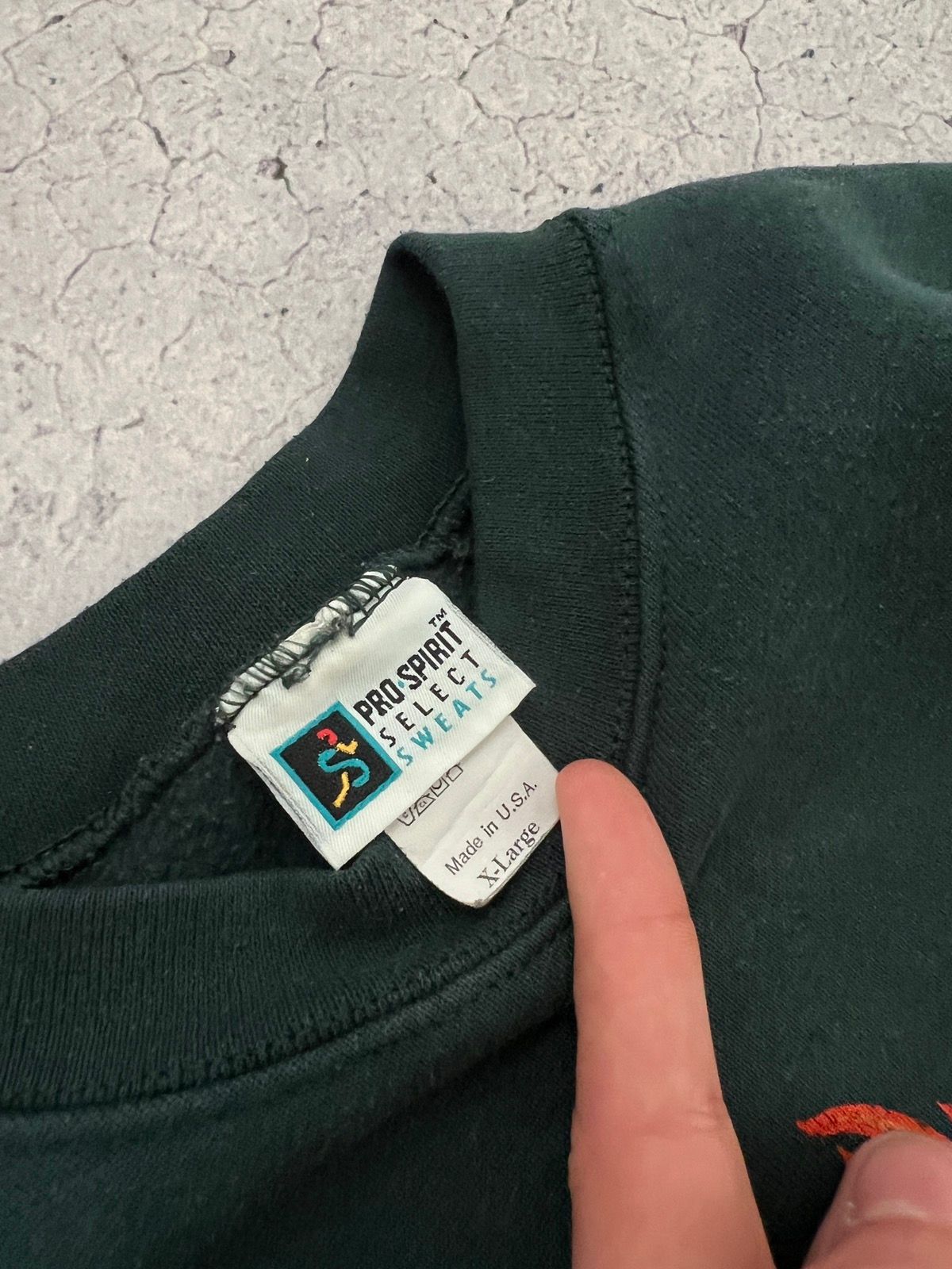Vintage ❗️VERY RARE❗️ THRASHER 90’s OG Crewneck Sweatshirt Made In USA Size US S / EU 44-46 / 1 - 5 Thumbnail