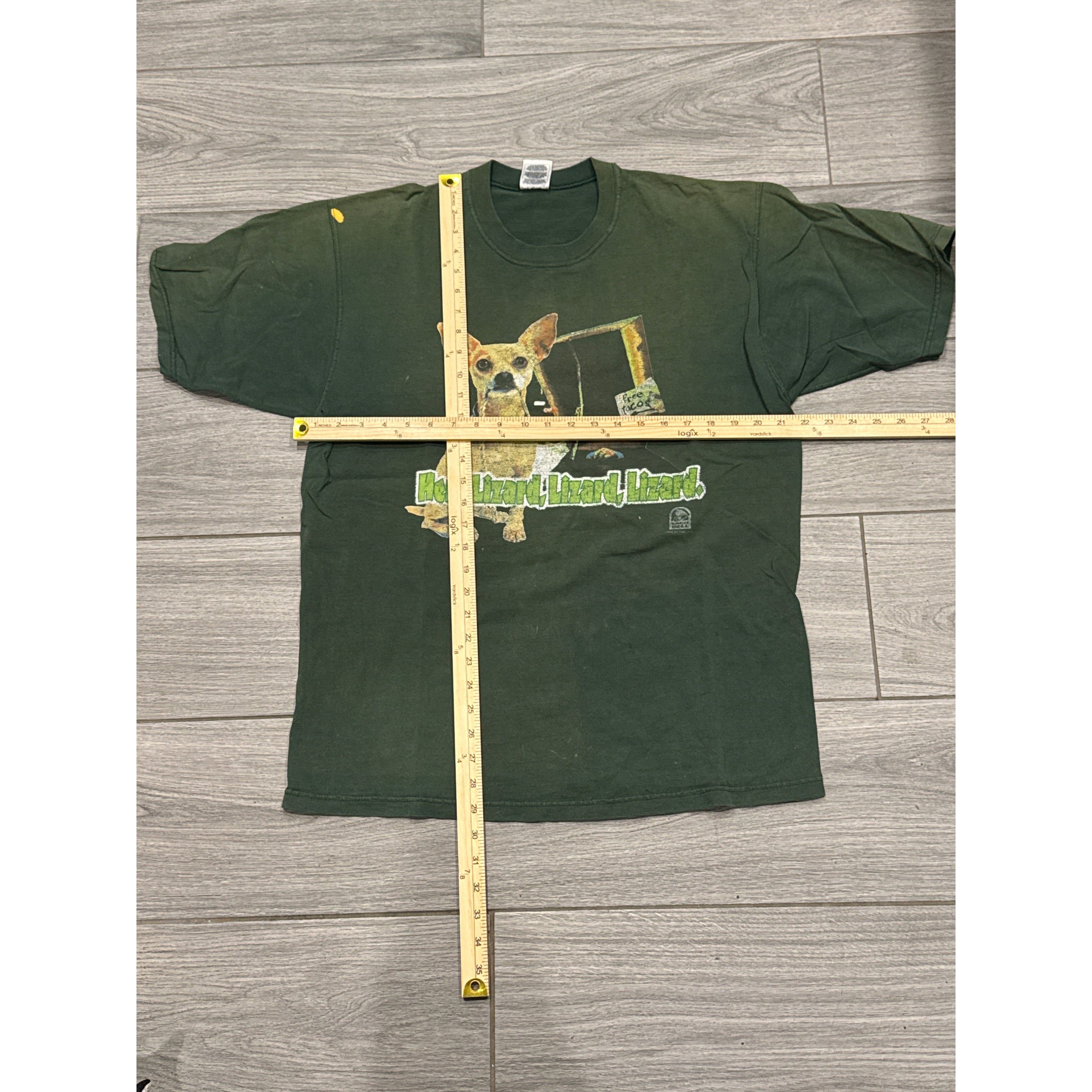 Other 90s Taco Bell Chihuahua Godzilla Bigger Box Promo Faded T-Sh Size US XL / EU 56 / 4 - 2 Thumbnail