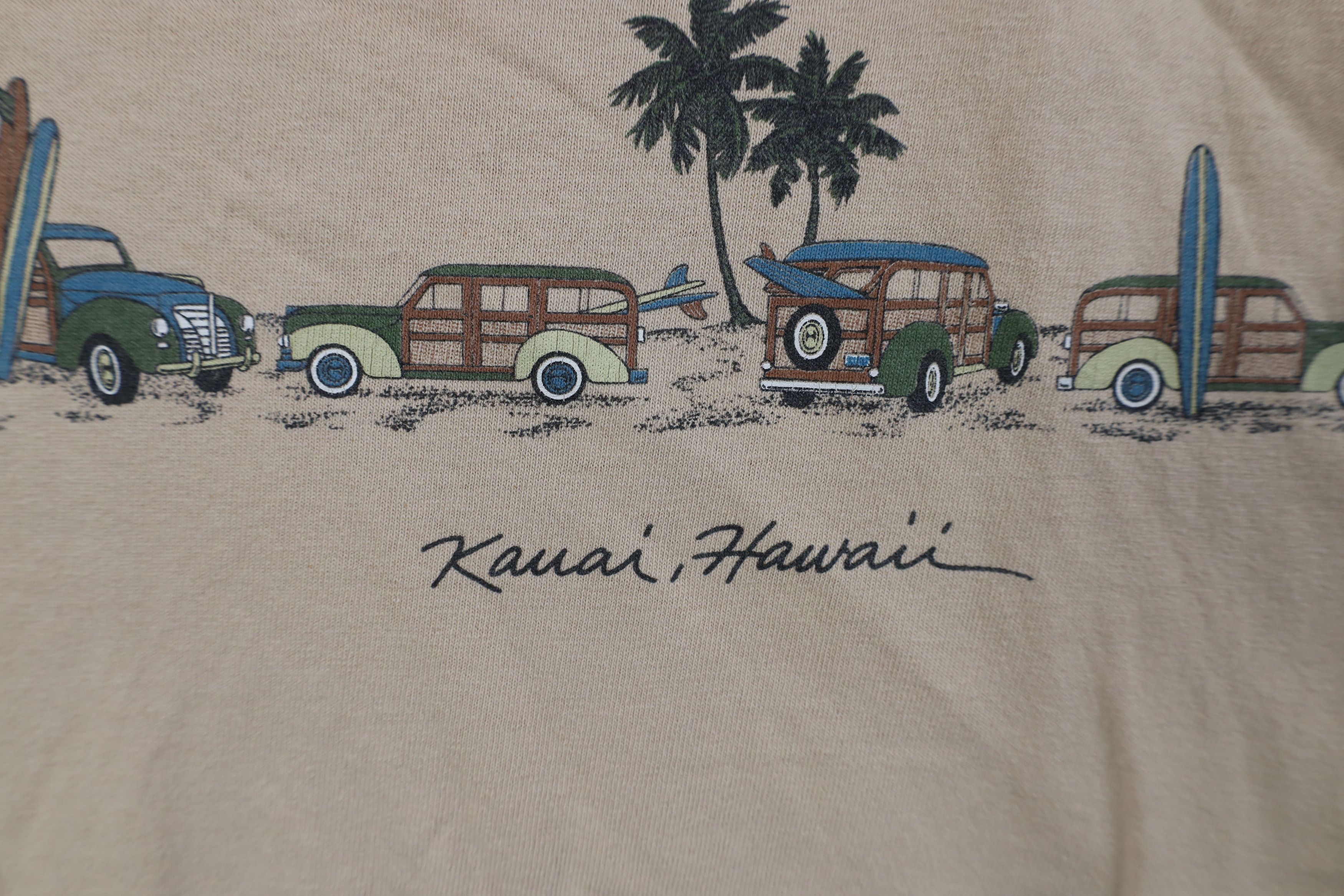 Vintage Vintage Y2K Streetwear Hawaii Beach Surfing Surf T-Shirt Size US XXL / EU 58 / 5 - 6 Thumbnail