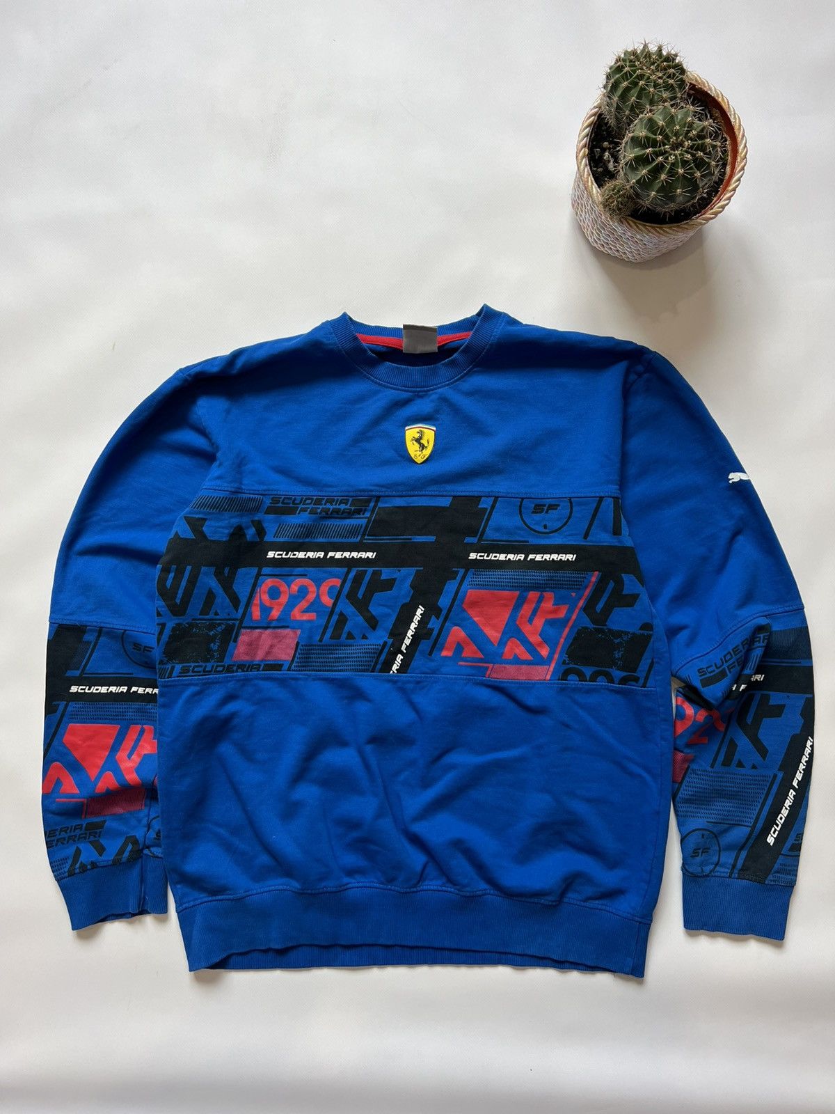 Puma Puma Ferrari Scuderia Blue Sweatshirt Racing Rare Size US XXL / EU 58 / 5 - 1 Thumbnail