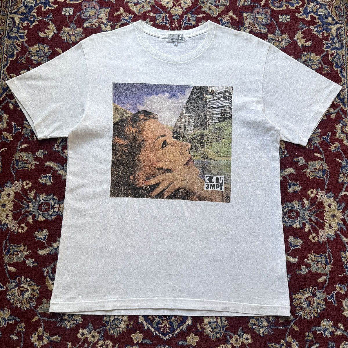 Cav Empt C E Cav Empt Women Portrait tee Japanese streetwear Brand Size US XL / EU 56 / 4 - 3 Thumbnail