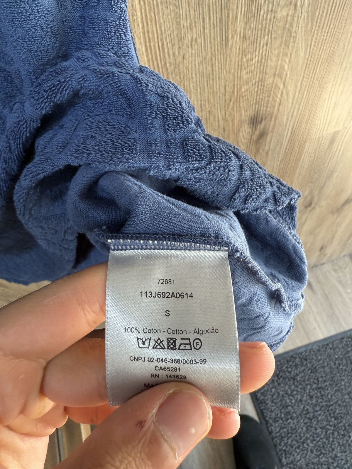 Dior Christian Dior Towel Short Sleeve Size US S / EU 44-46 / 1 - 9 Thumbnail