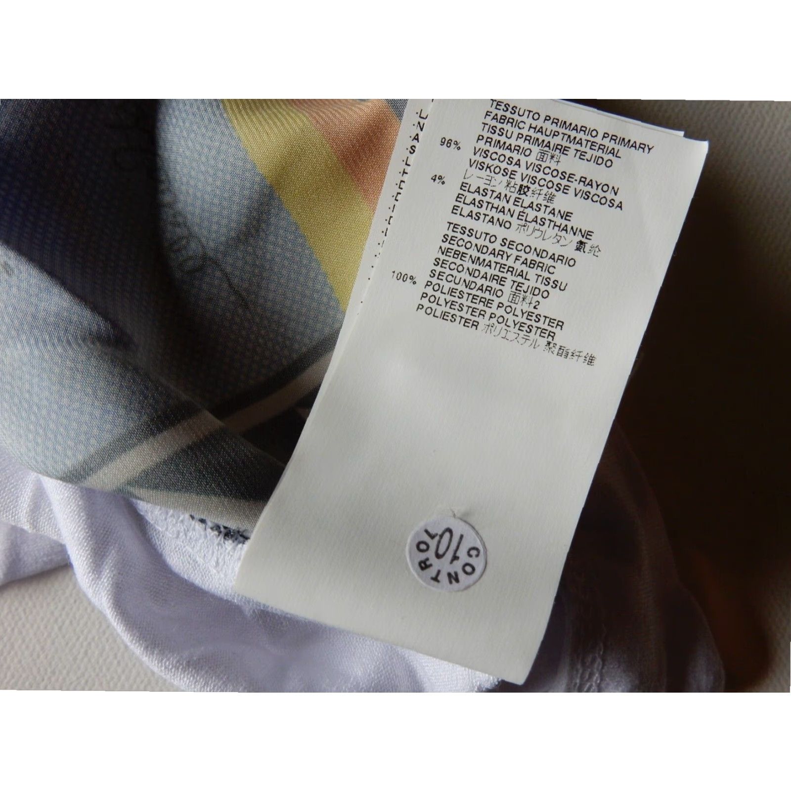 Just Cavalli Just Cavalli Women's White Tunic Top Blouse Medium Size M / US 6-8 / IT 42-44 - 5 Thumbnail