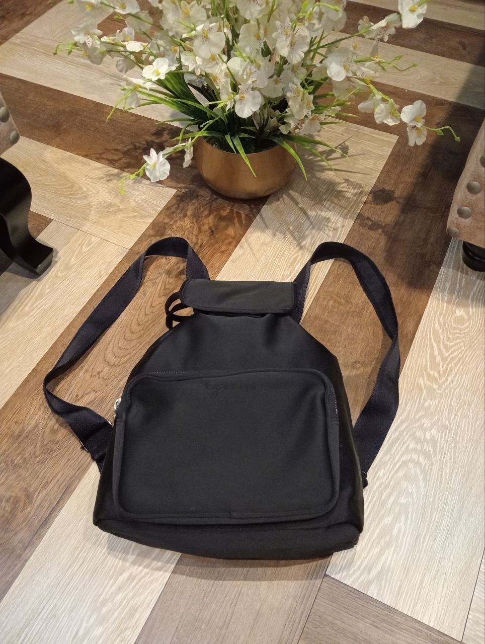Yohji Yamamoto YOHJI YAMAMOTO Y'SACCS POUR HOMME BLACK BACKPACK Size ONE SIZE - 7 Thumbnail