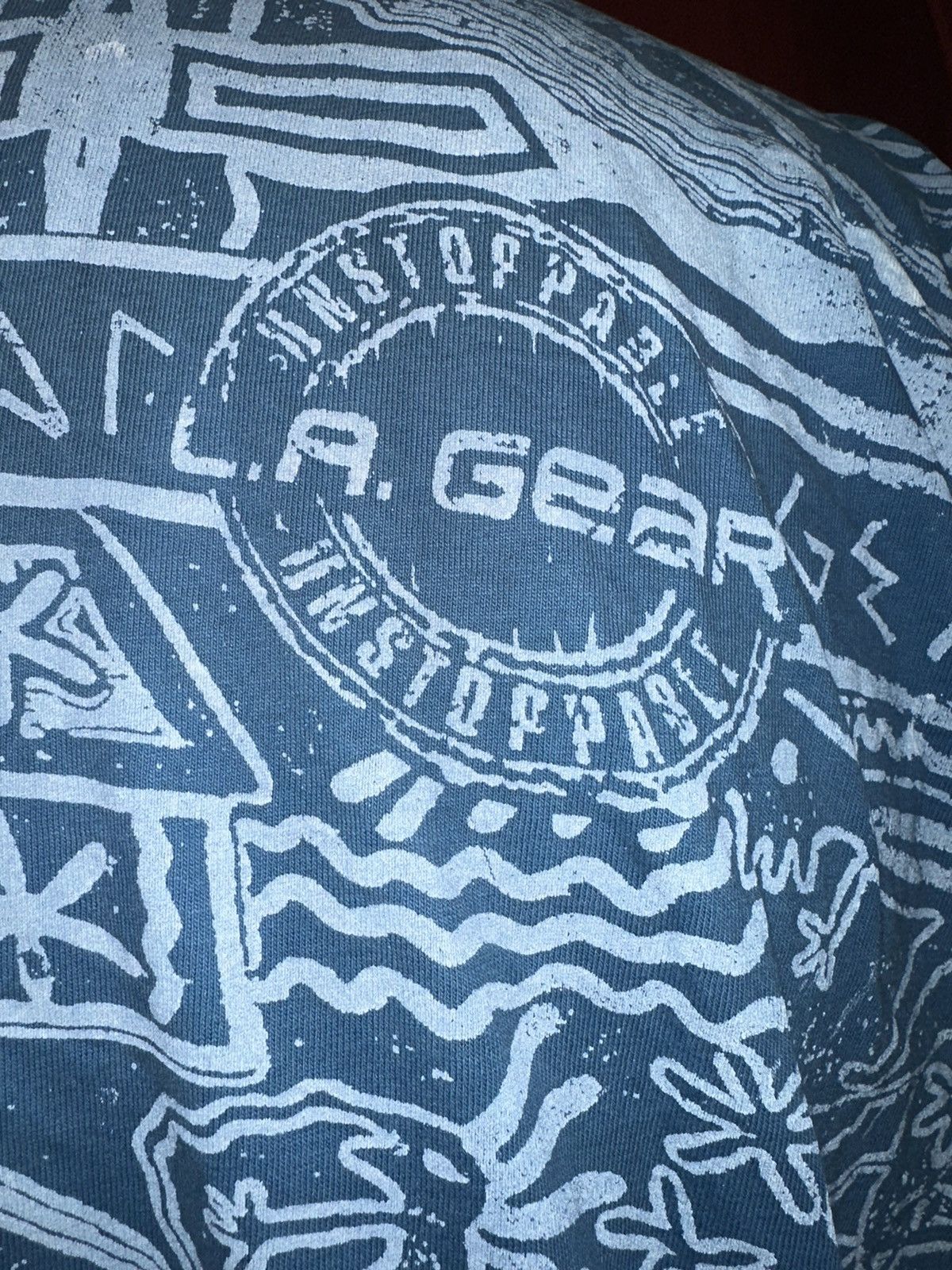 La Gear × Vintage Vintage LA Gear Tshirt 90’s All Over Print Surf Tee Grail Size US L / EU 52-54 / 3 - 7 Thumbnail