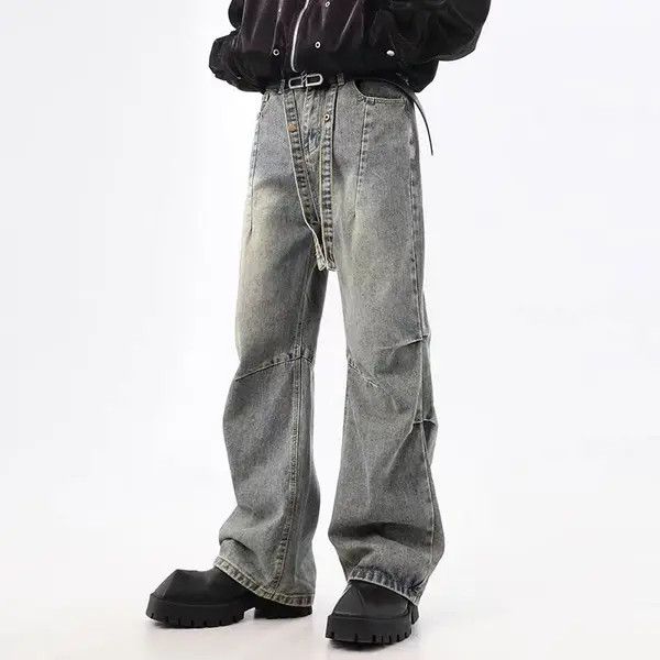 Japanese Brand VIBE High Street Stacked Vintage Washed Jeans Size US 30 / EU 46 - 3 Thumbnail