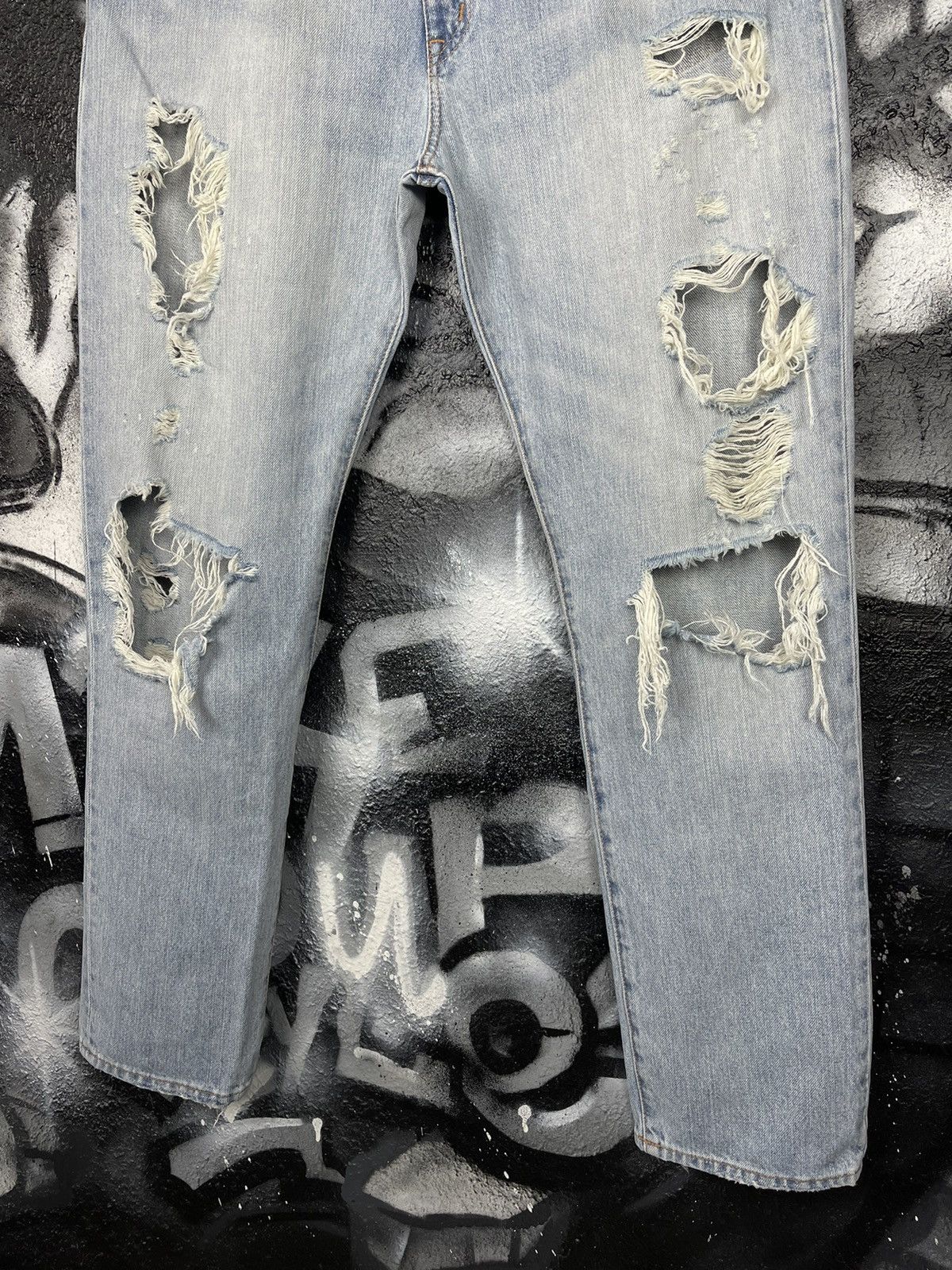 Denim & Supply Ralph Lauren Denim & Supply Ralph Lauren Distressed Denim Boyfriend Jeans Size 29" - 6 Thumbnail