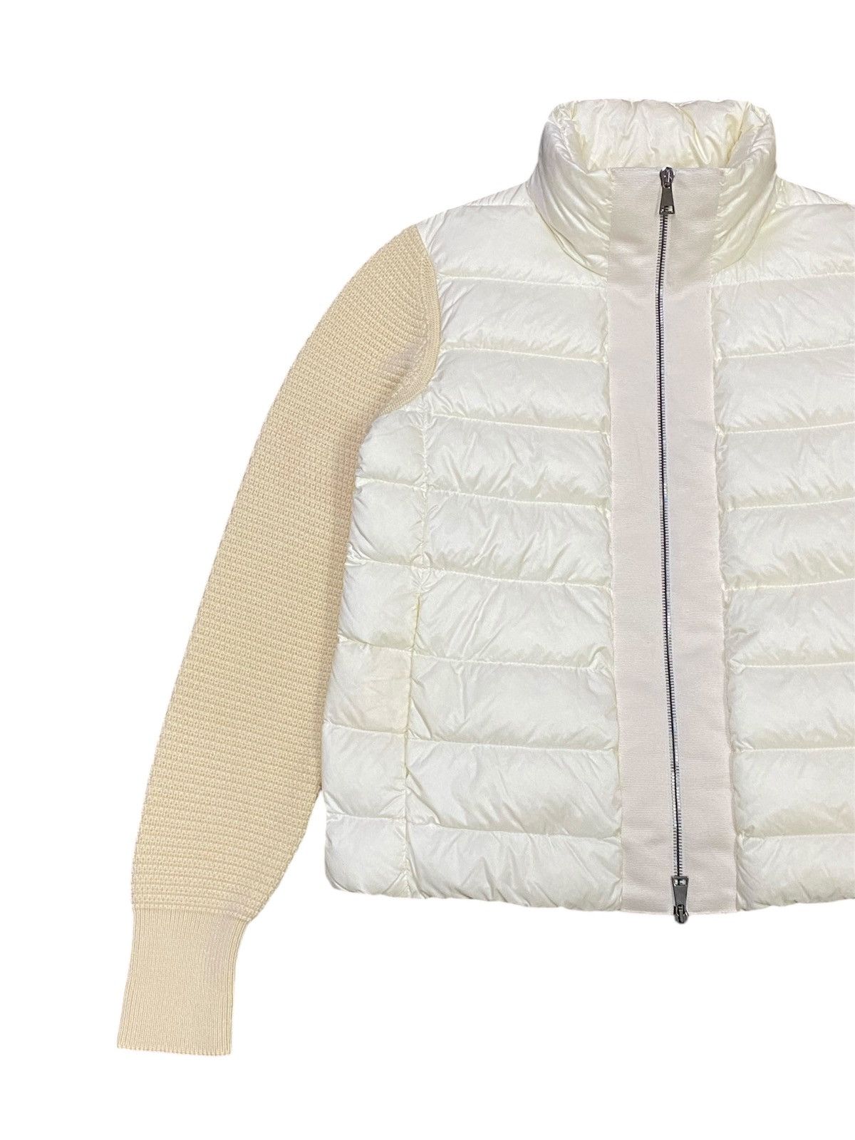 Moncler Moncler Knit Wool Sleeves Puffer Jacket Size S / US 4 / IT 40 - 9 Thumbnail