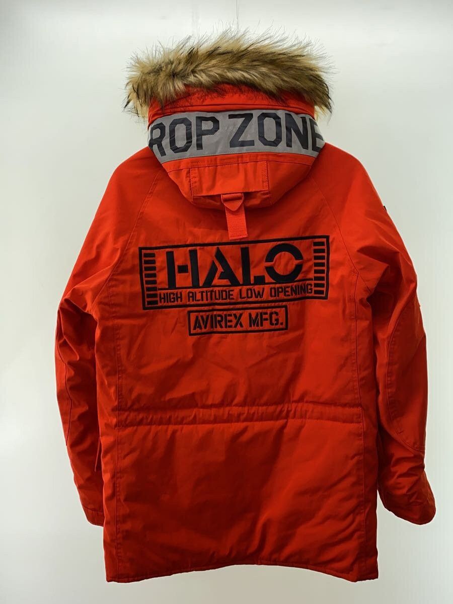 Avirex N-3B Modified Halo Polyester Flight Jacket Orange