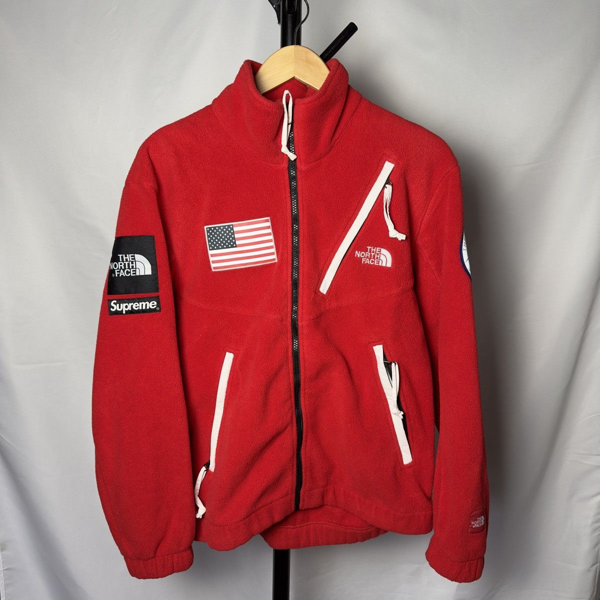 Supreme fleece tnf clearance