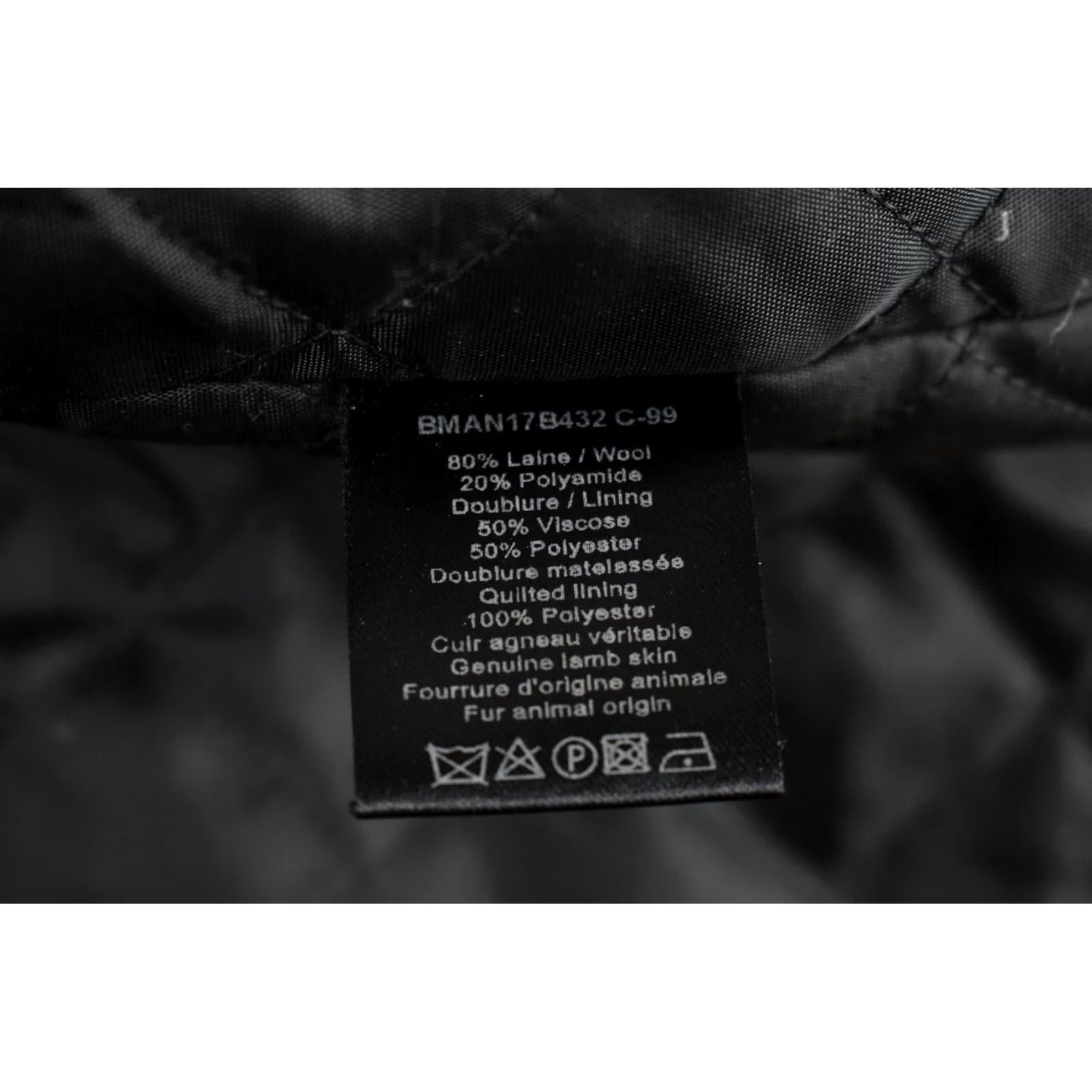 Vintage ZAPA Coat Women's SMALL Wool Blend Hooded Fur Leather Trim Black Size S / US 4 / IT 40 - 7 Thumbnail