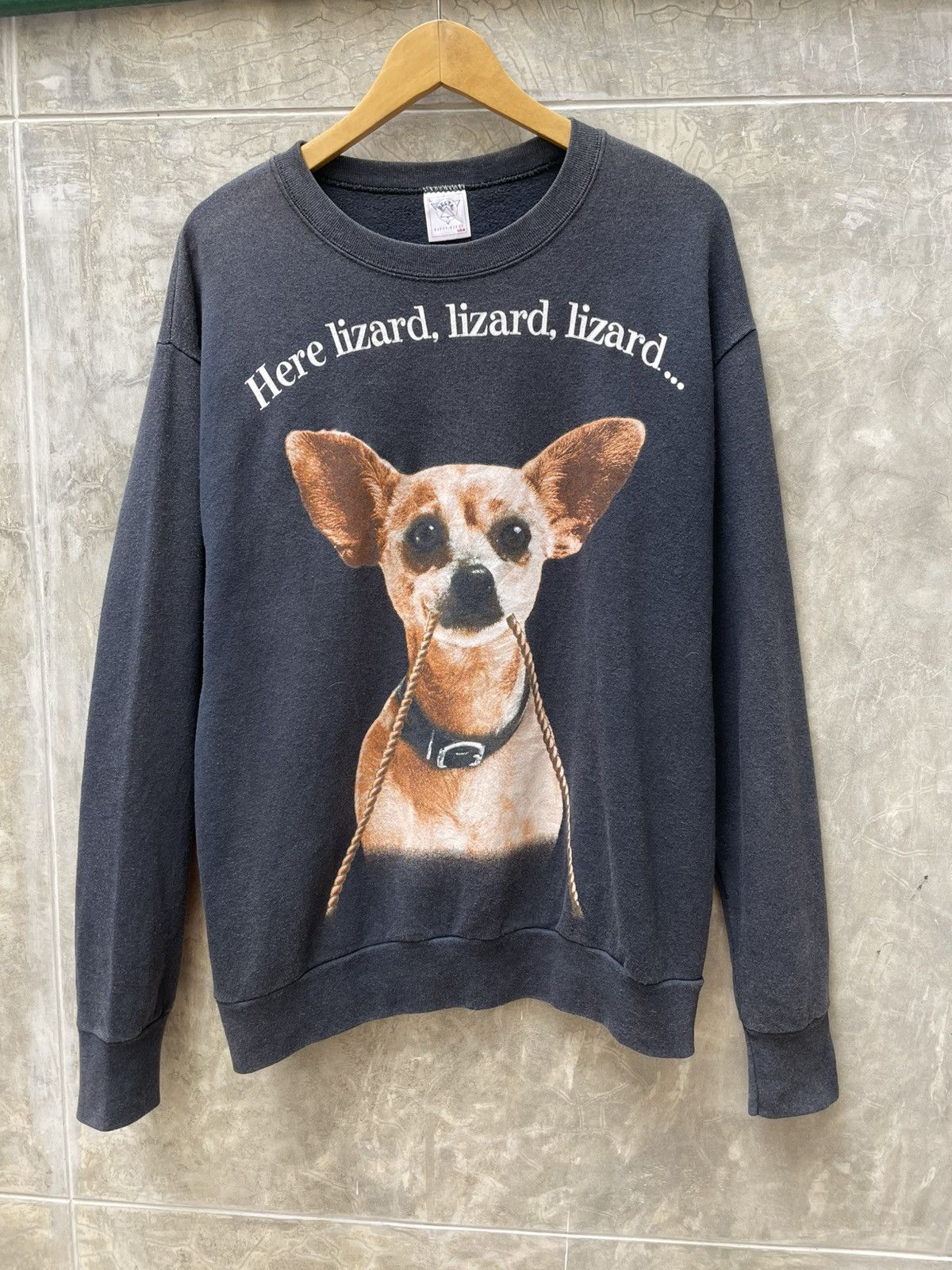 Vintage Vintage GODZILLA chihuahua taco bell movie sweatshirt size L Size US L / EU 52-54 / 3 - 1 Thumbnail