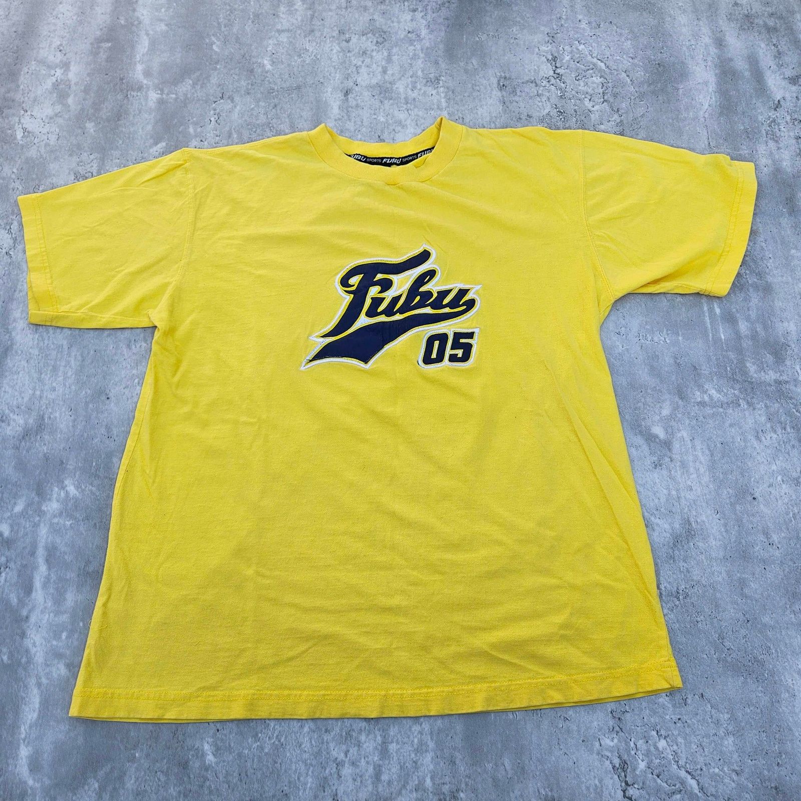Fubu Vintage FUBU Shirt Size X-Large Yellow Size US XL / EU 56 / 4 - 1 Thumbnail
