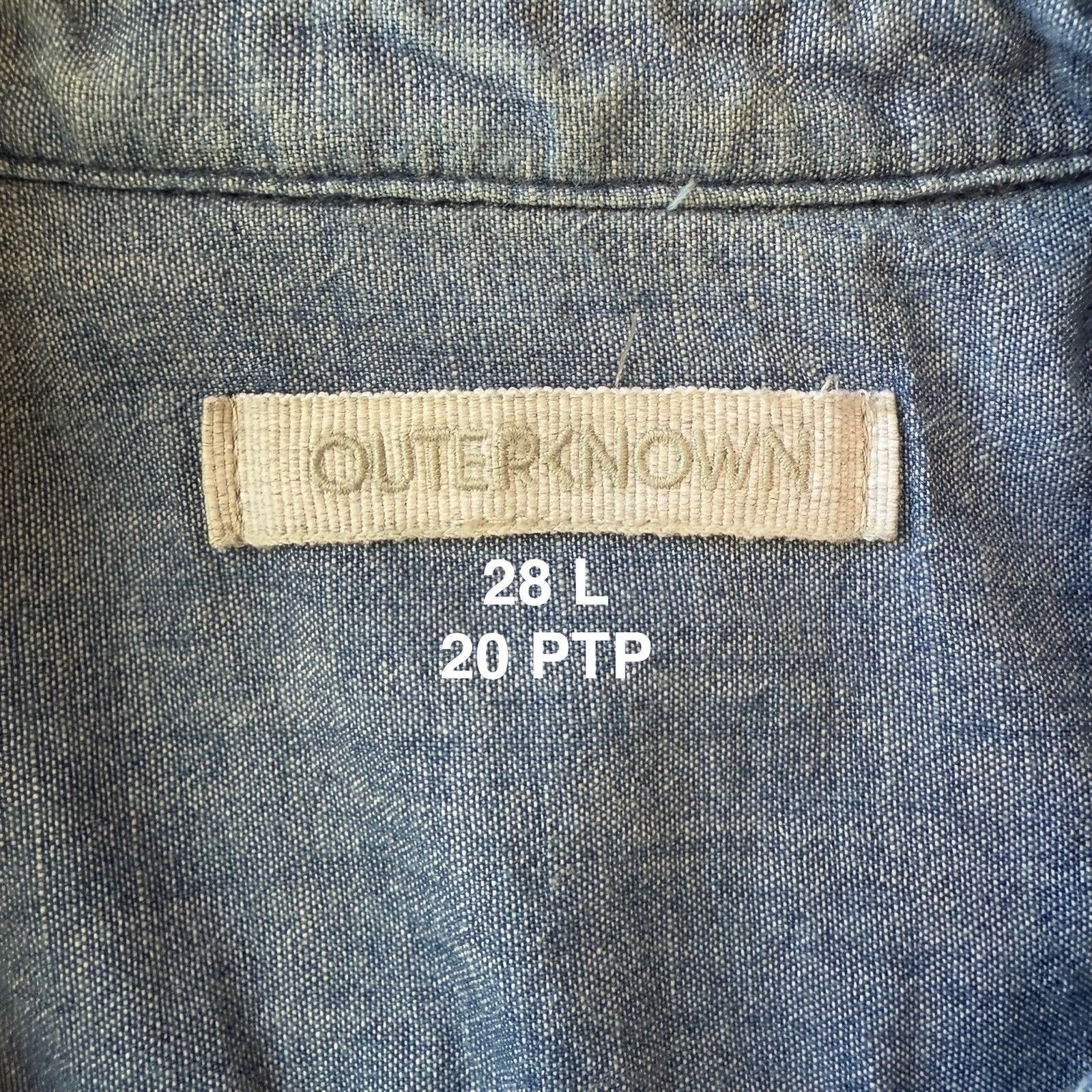 Outerknown Outerknown Blanket Shirt Small Blue Multicolor Heavy Cotton Size US S / EU 44-46 / 1 - 7 Thumbnail