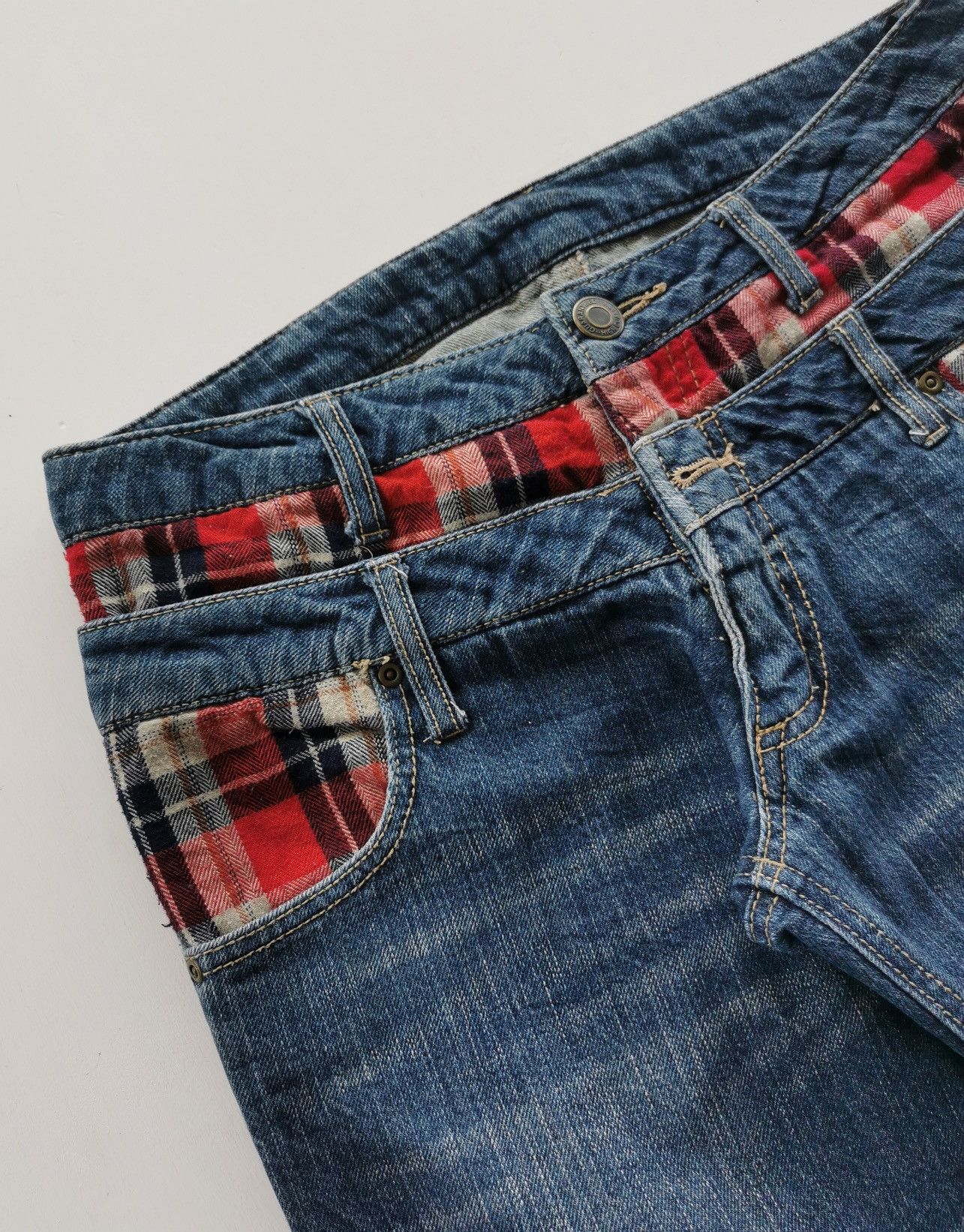Hysteric Glamour Double waist jean y2k Size US 31 - 3 Thumbnail