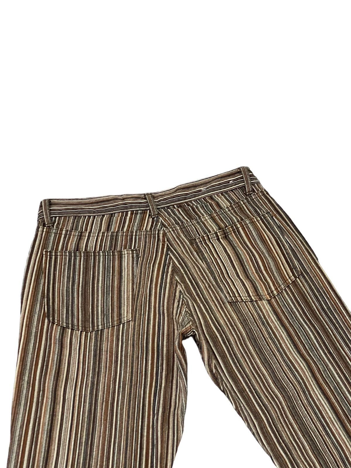 Japanese Brand Flare Jeans Striped Big Smith Japan Boot Cut 6🟦2 Size US 31 - 17 Thumbnail