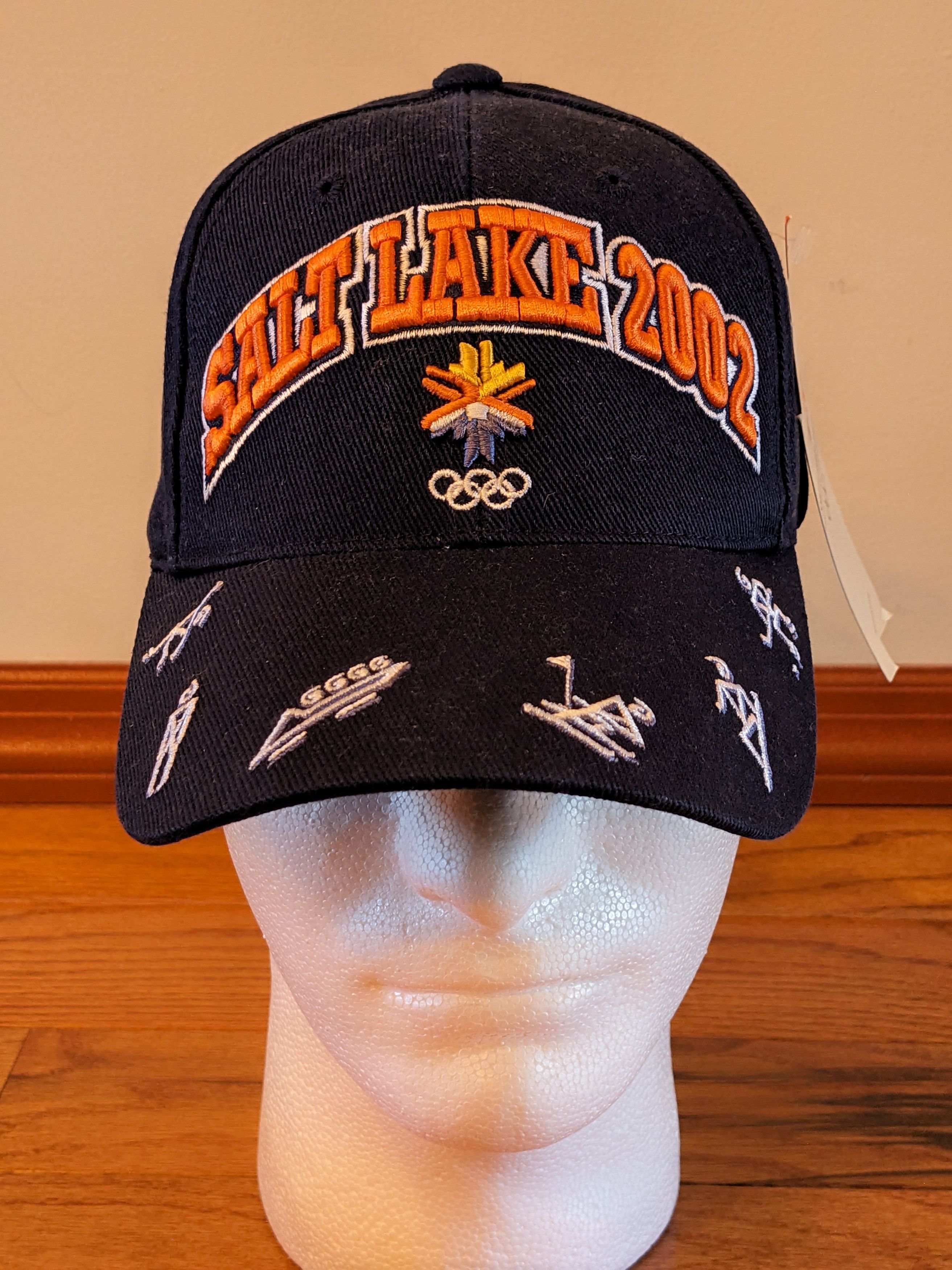 USA Olympics × Vintage Vintage Salt Lake 2002 Olympics New Blue Hat Size ONE SIZE - 1 Thumbnail
