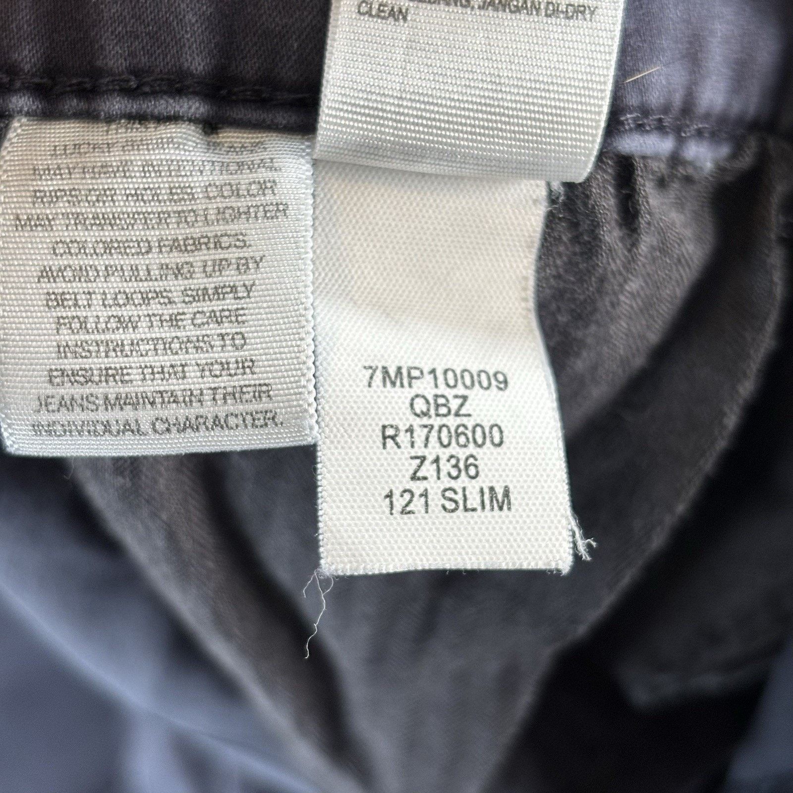 Lucky Brand Lucky Brand 121 Heritage Slim Jeans Mens 38x32 Faded Black Size US 38 / EU 54 - 6 Thumbnail