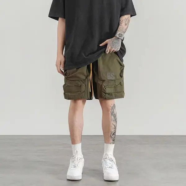 Japanese Brand VIBE Multi-pocket heavy duty cargo shorts Size US 32 / EU 48 - 1 Thumbnail