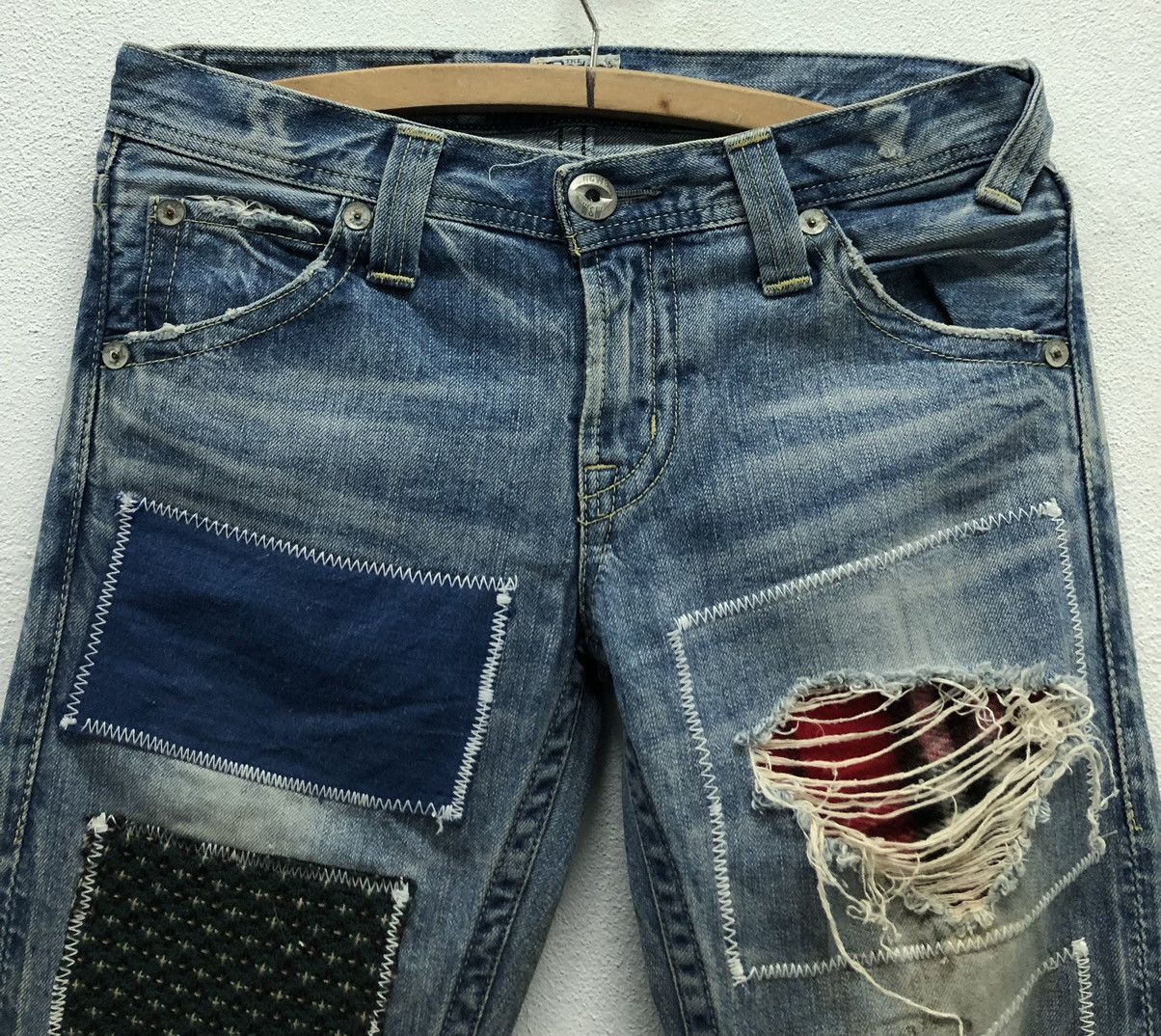 Japanese Brand Vintage The Rodeo Crowns Made In Japan Denim Pants Size 31" - 3 Thumbnail