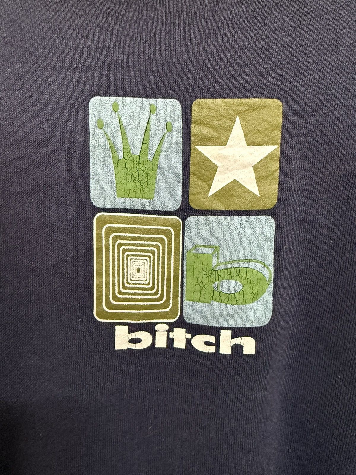 Sex Skateboards × Vintage Vintage 90s Bitch Skateboards Sweatshirt Size US M / EU 48-50 / 2 - 2 Thumbnail