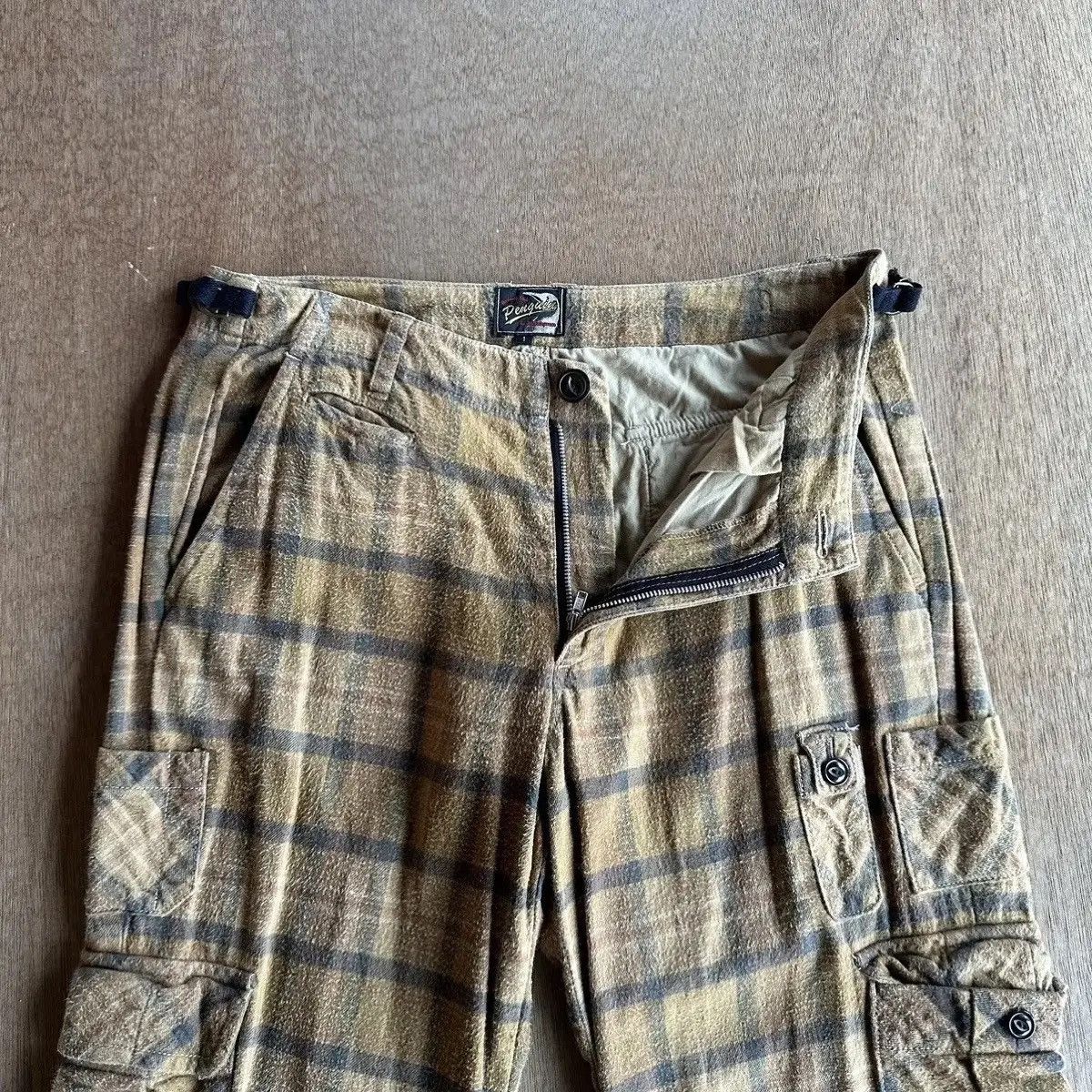 If Six Was Nine SICKS🔥PENGUIN MUNSINGWEAR JAPAN CHECK PLAID VTG DOUBLE KNEE Size US 30 / EU 46 - 14 Thumbnail