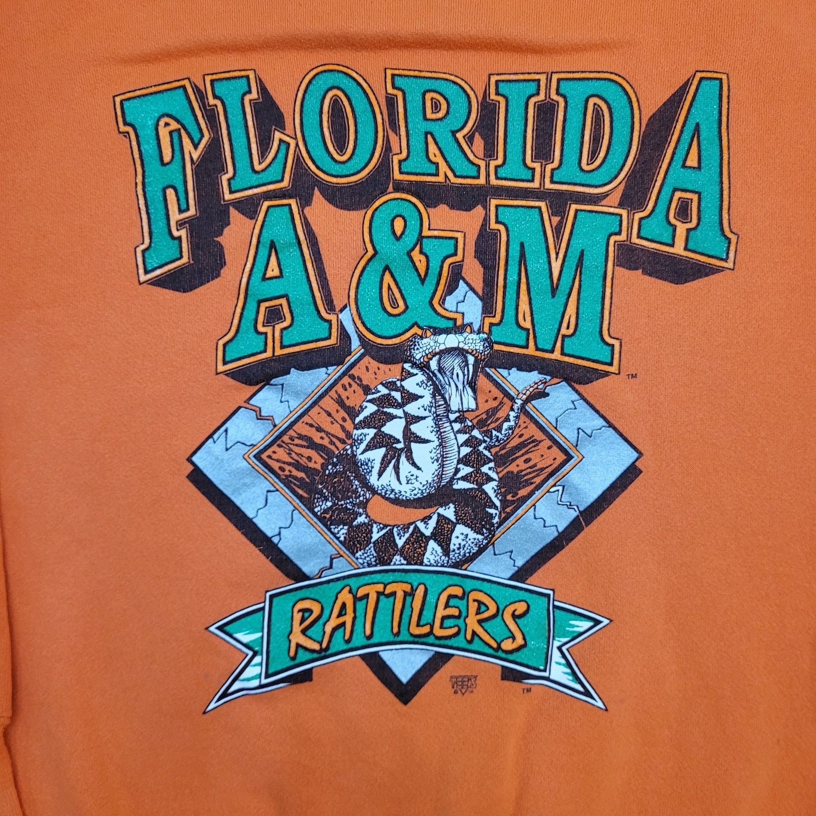 Tultex Vintage Florida A&M Rattlers Sweatshirt Womens XL 23x24 USA Size US XL / EU 56 / 4 - 13 Thumbnail