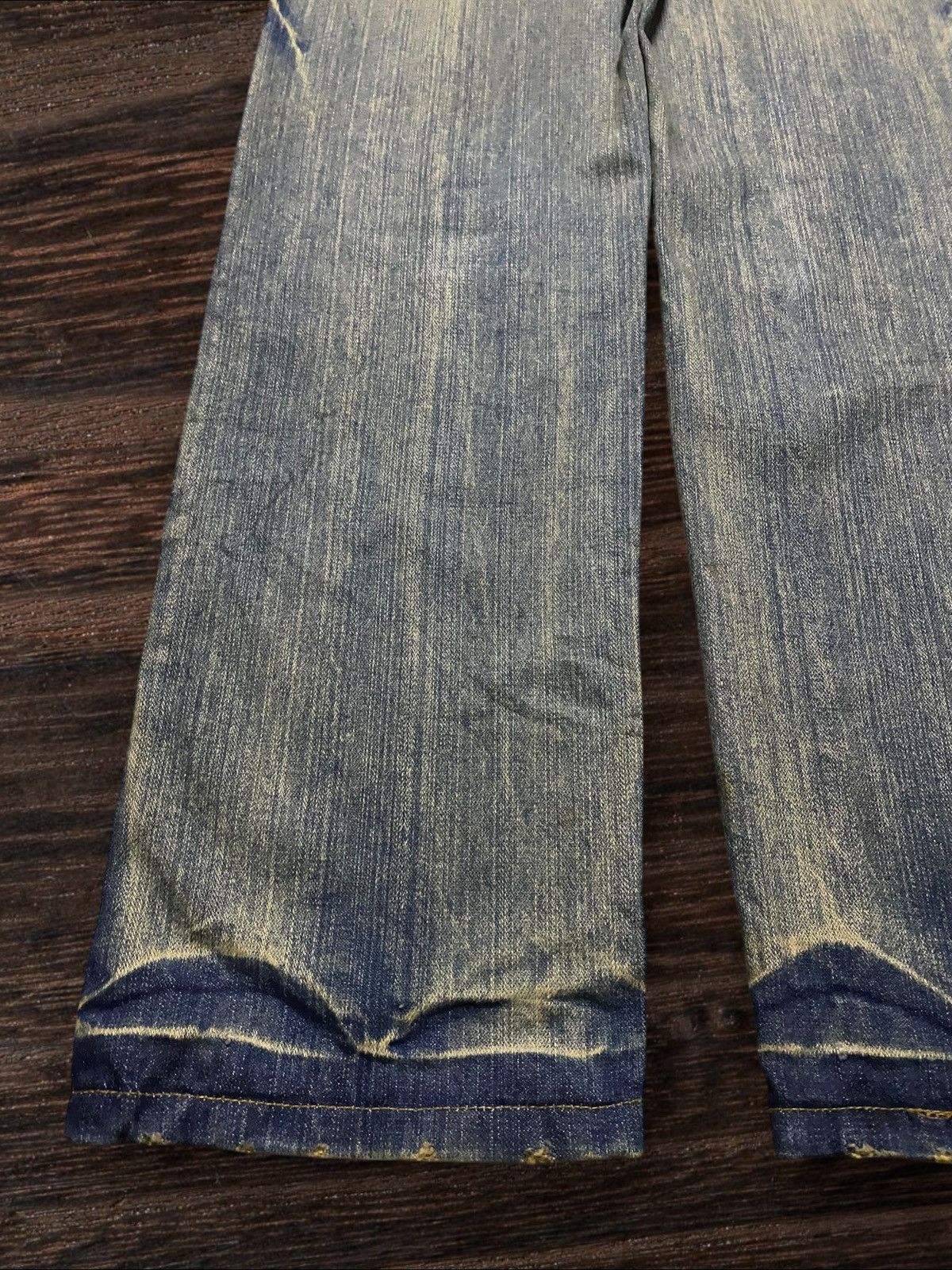 Japanese Brand Vintage Japanese Brand Mud Wash Distressed Loose Jeans Size US 32 / EU 48 - 11 Thumbnail
