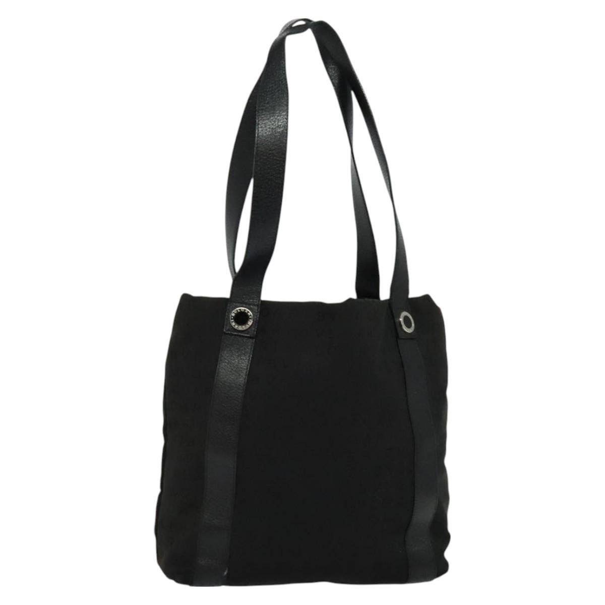 Bvlgari Bvlgari B.Zero1 Logomania Bag Canvas with Leather Size ONE SIZE - 1 Thumbnail