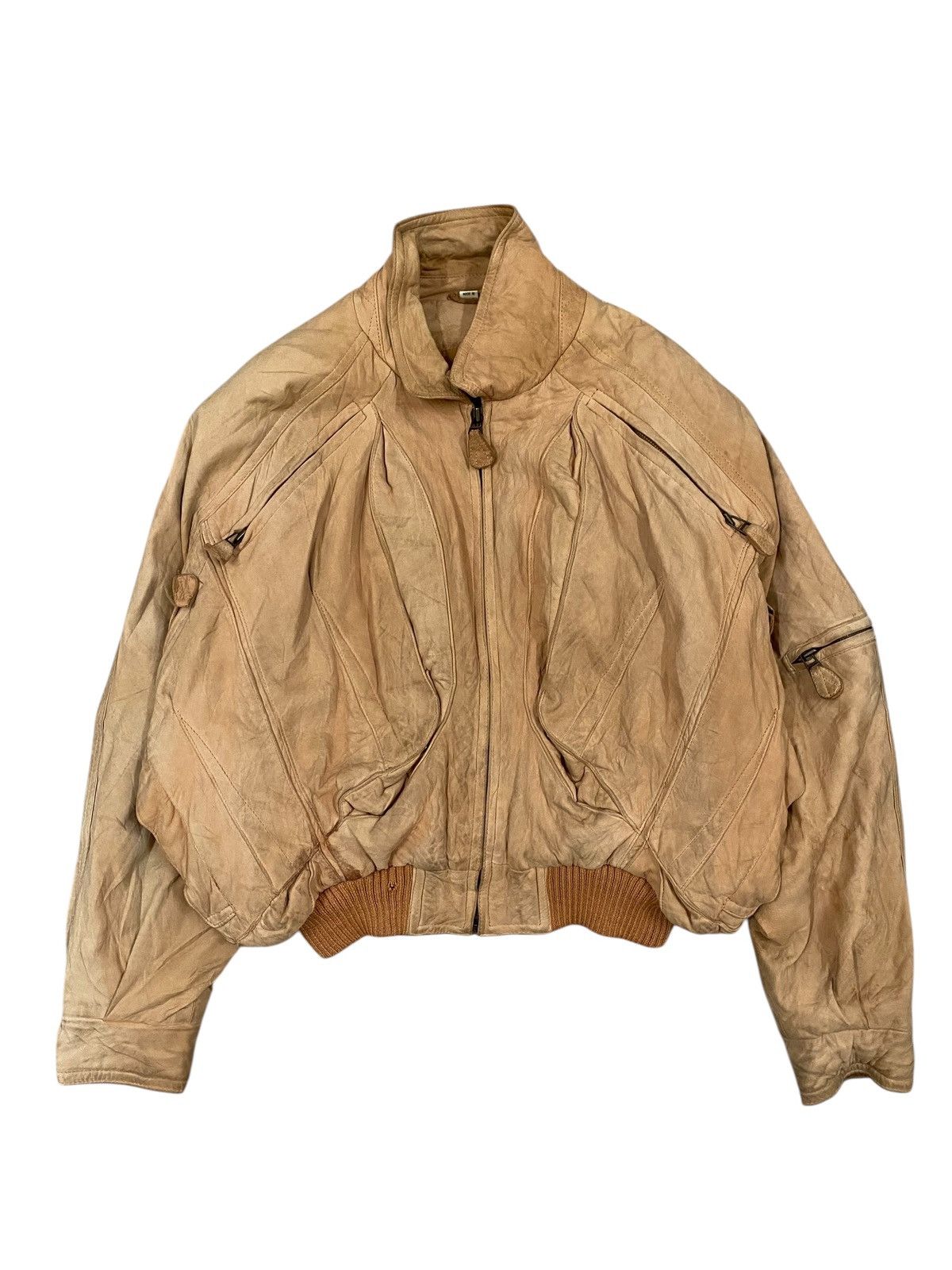 TAKA Original Vtg 90s Taka Original Leather Jacket Size US L / EU 52-54 / 3 - 1 Thumbnail
