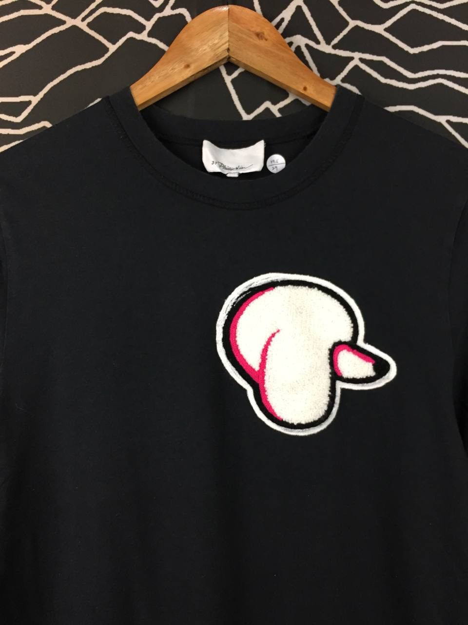 3.1 Phillip Lim 3.1 Phillip Lim Women's Cotton Applique Short Sleeve Tee Size XS / US 0-2 / IT 36-38 - 3 Thumbnail