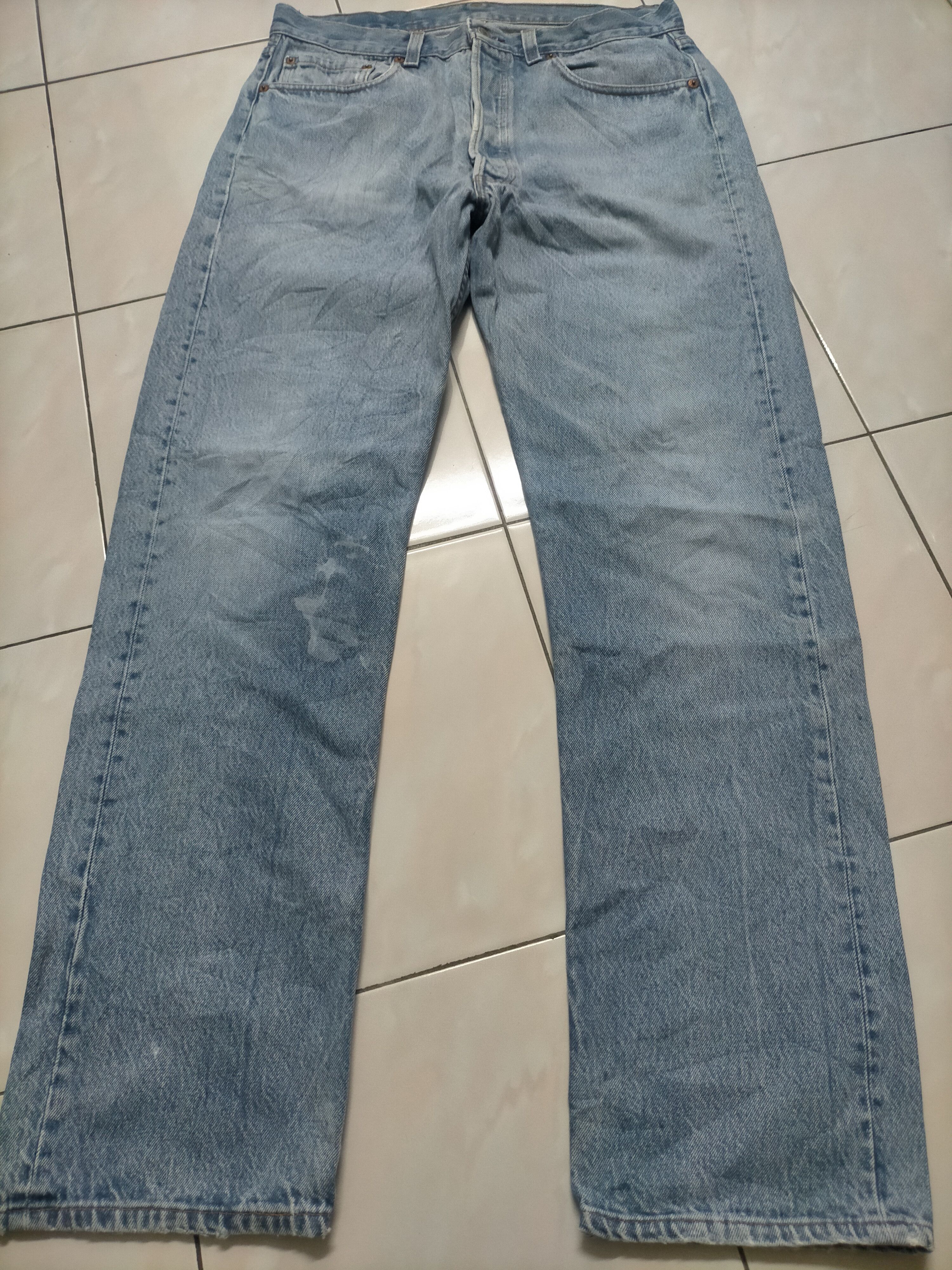 Levi's Vintage Clothing 🔥 Vintage 80s Levis 501 Stamp 552 Washed Jeans Size US 31 - 4 Thumbnail