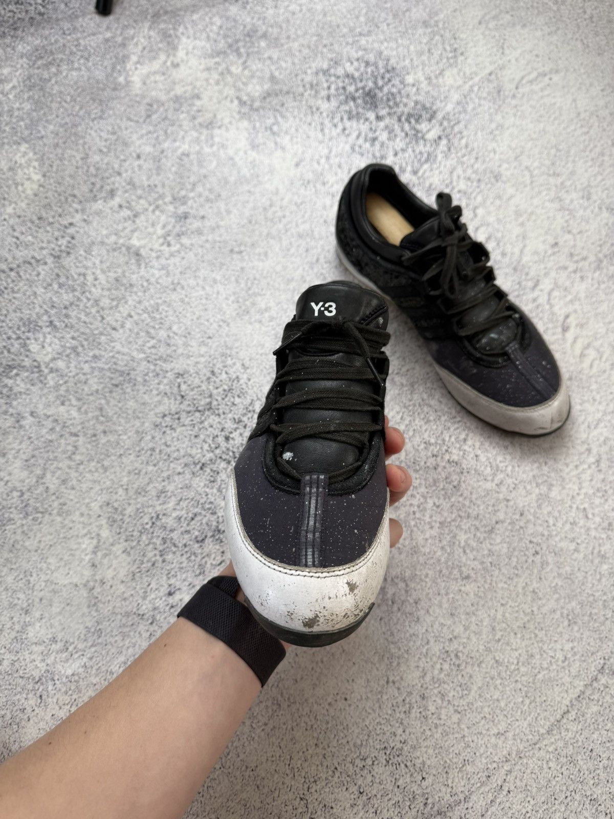 Yohji Yamamoto Yohji Yamamoto Y3 Adidas Distressed boxing trainers size 40 Size US 8 / EU 41 - 6 Thumbnail