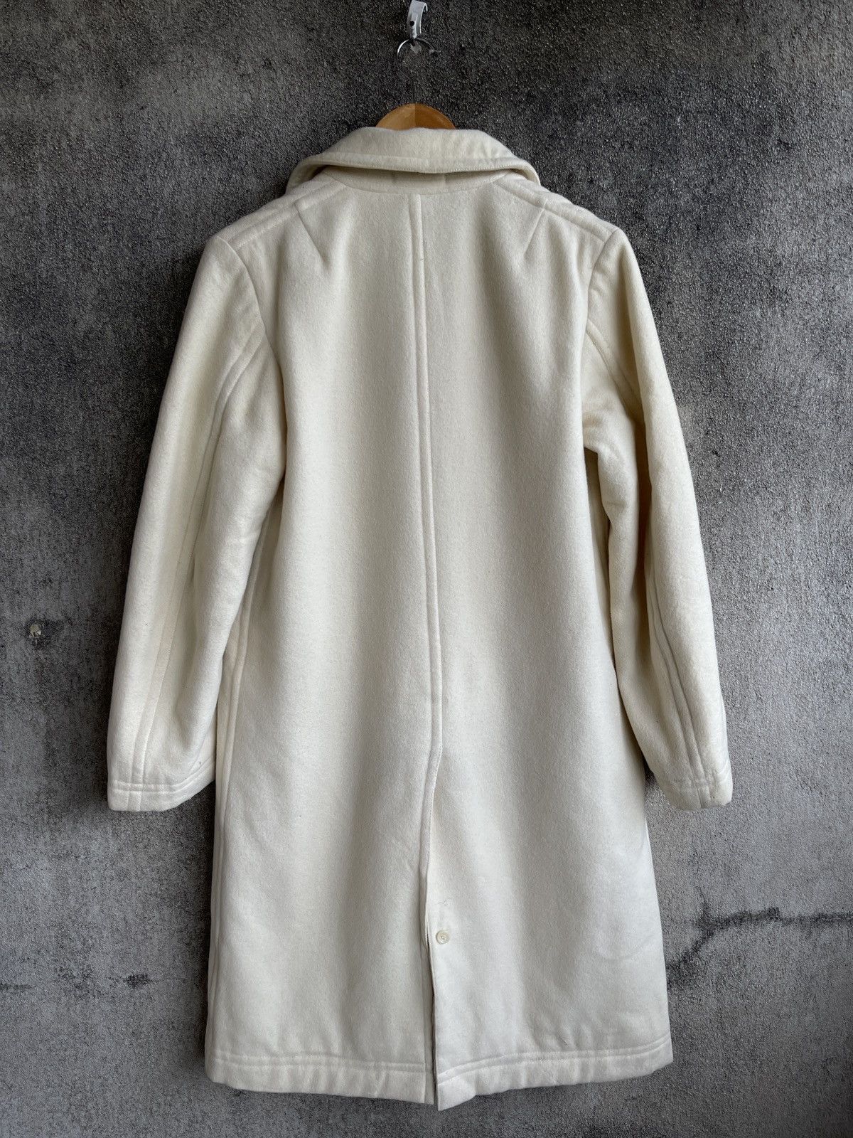 Comme des Garcons Rarest🔥Vtg Comme Des Garcon Tricot Wool Trench Coat Jacket Size US M / EU 48-50 / 2 - 4 Thumbnail