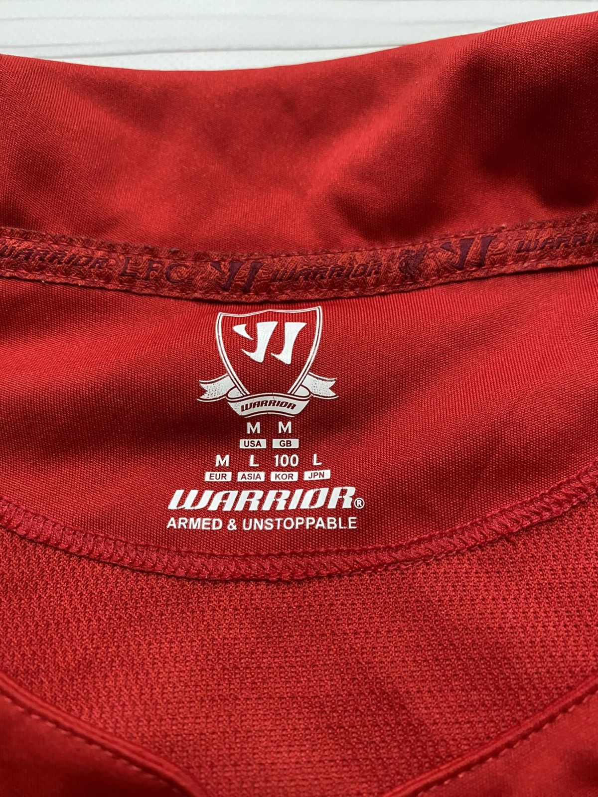 Warrior Vintage Warrior Liverpool 2012/13 home soccer jersey t shirt Size US M / EU 48-50 / 2 - 3 Thumbnail