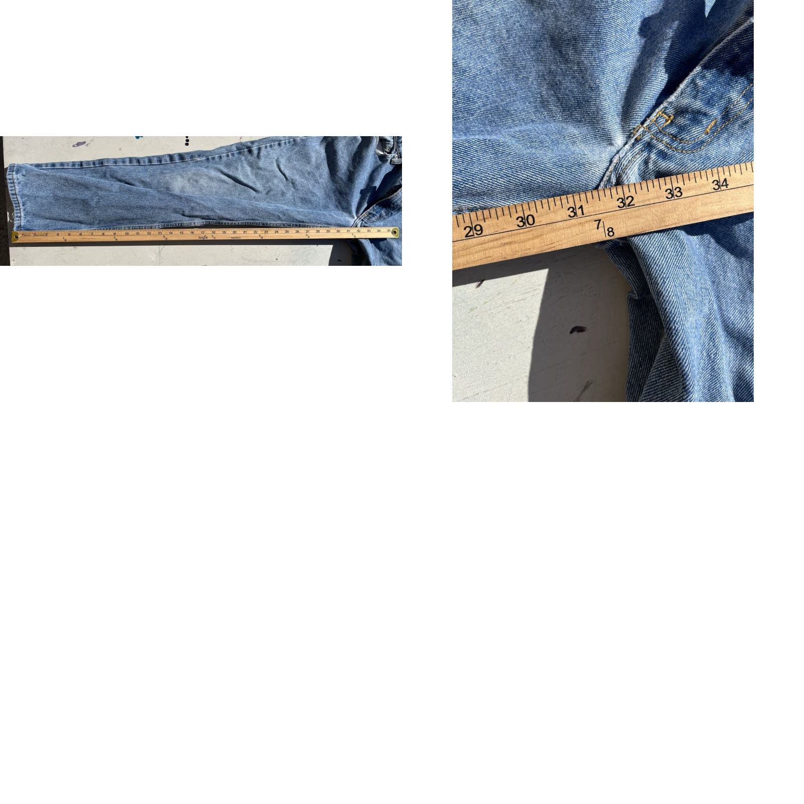 Ralph Lauren Ralph Lauren Jeans Blue Straight Leg 34x32 Zip Logo Icon 50s James Dean Mens Size US 34 / EU 50 - 10 Thumbnail