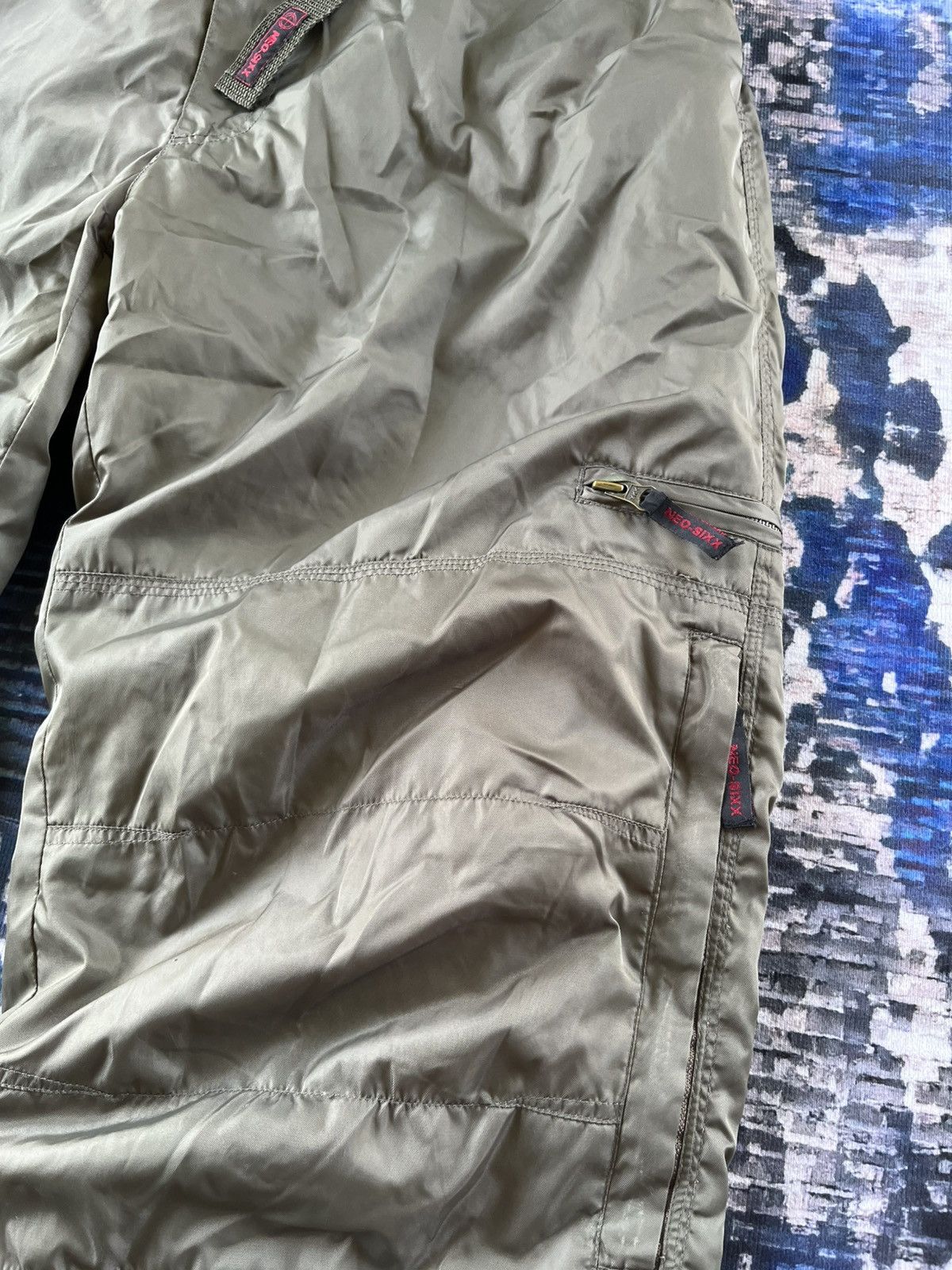 If Six Was Nine × Japanese Brand RARE Neo Sixx Parachute Multipocket Baggy Pants Size US 33 - 5 Thumbnail