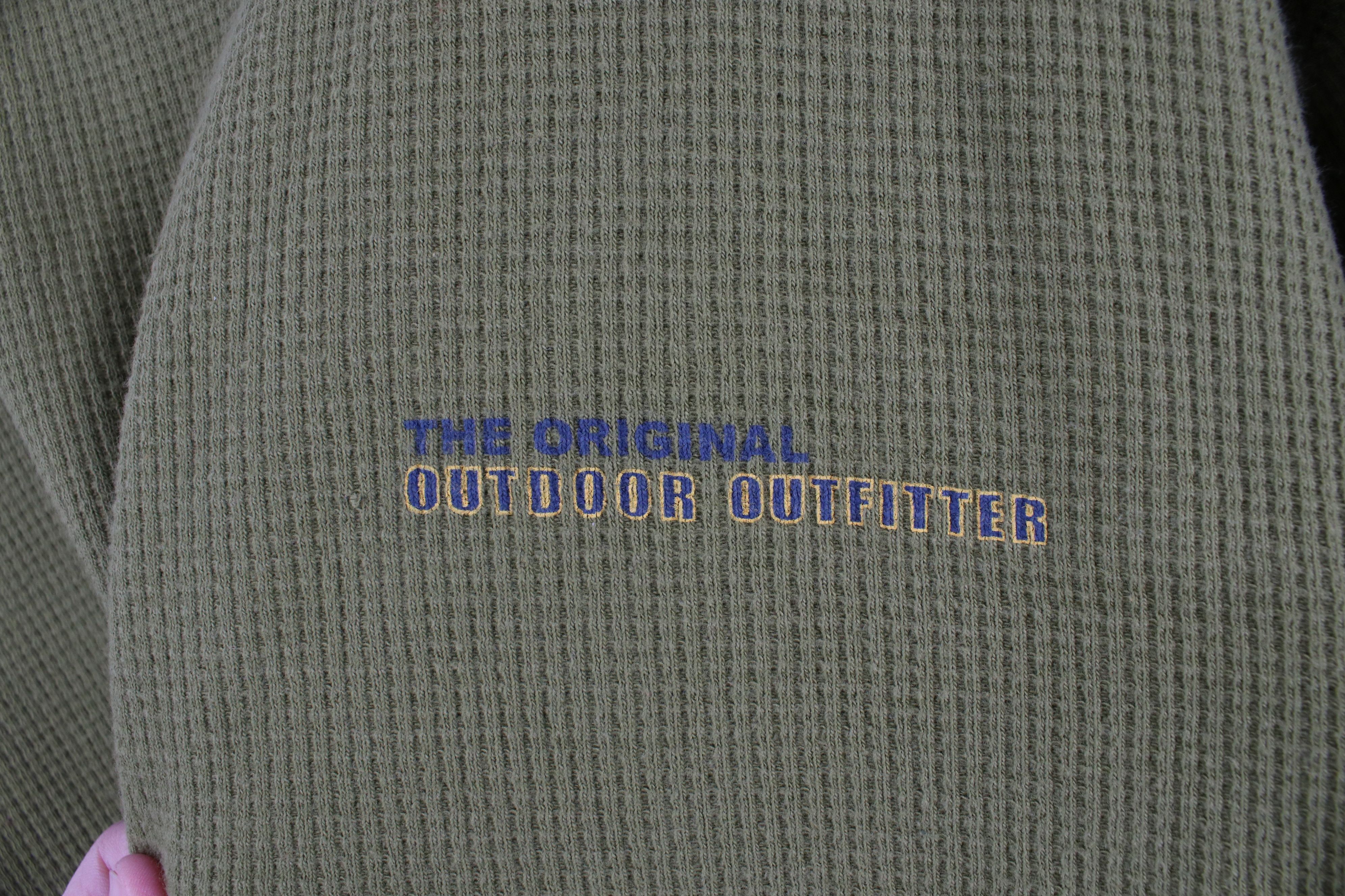 Eddie Bauer × Vintage Vintage Y2K Eddie Bauer Waffle Knit Long Sleeve T-Shirt Size US L / EU 52-54 / 3 - 4 Thumbnail