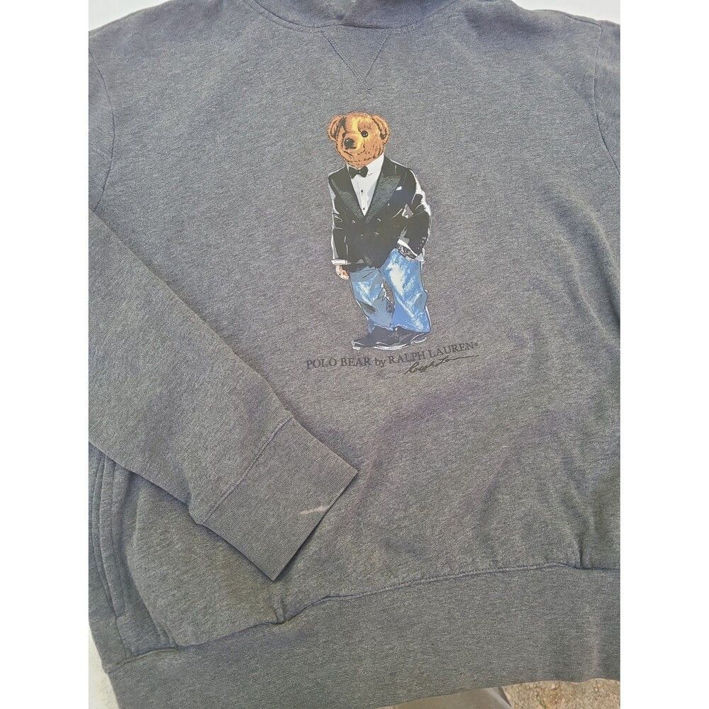 Polo Ralph Lauren Ralph Lauren Men’s Large Polo Bear Hoodie Sweatshirt Jacket Size US M / EU 48-50 / 2 - 6 Thumbnail