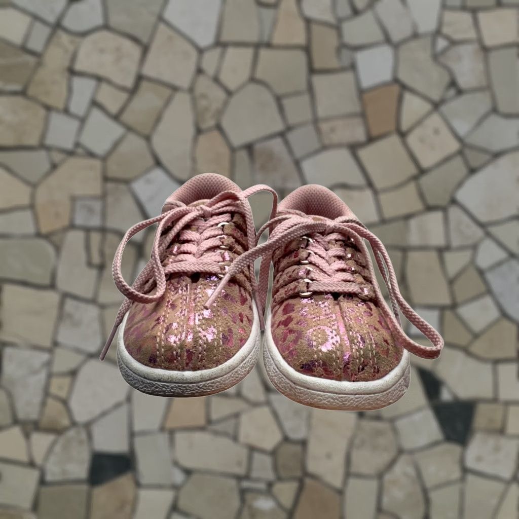Pinko K Swiss Infant Pink Metallic Leopard Print Low Top Sneakers #9643 Size M / US 6-8 / IT 42-44 - 1 Thumbnail