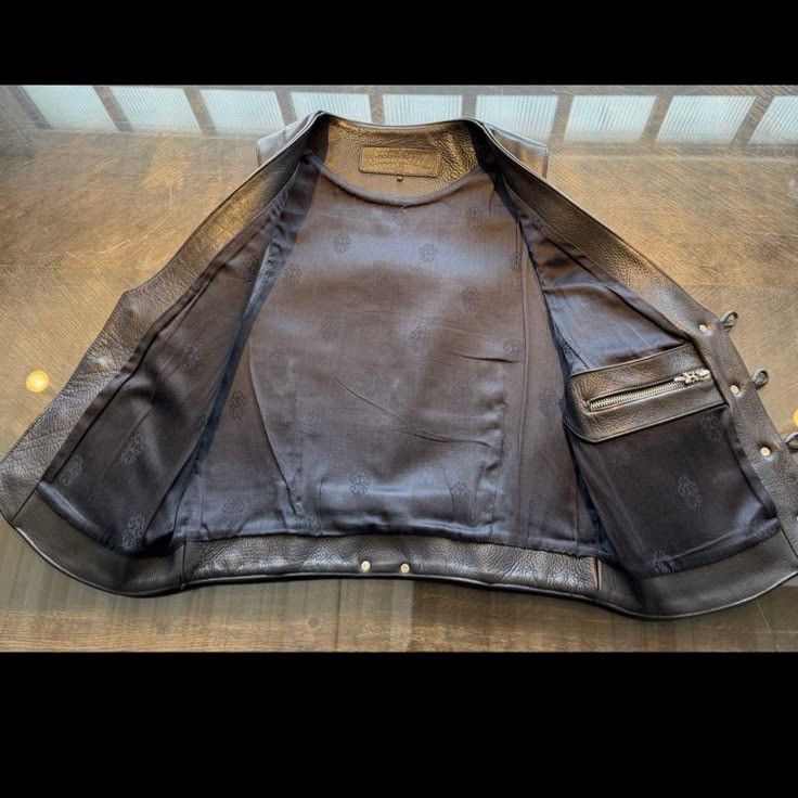 Chrome Hearts CH 8B Leather Vest Size US S / EU 44-46 / 1 - 7 Thumbnail