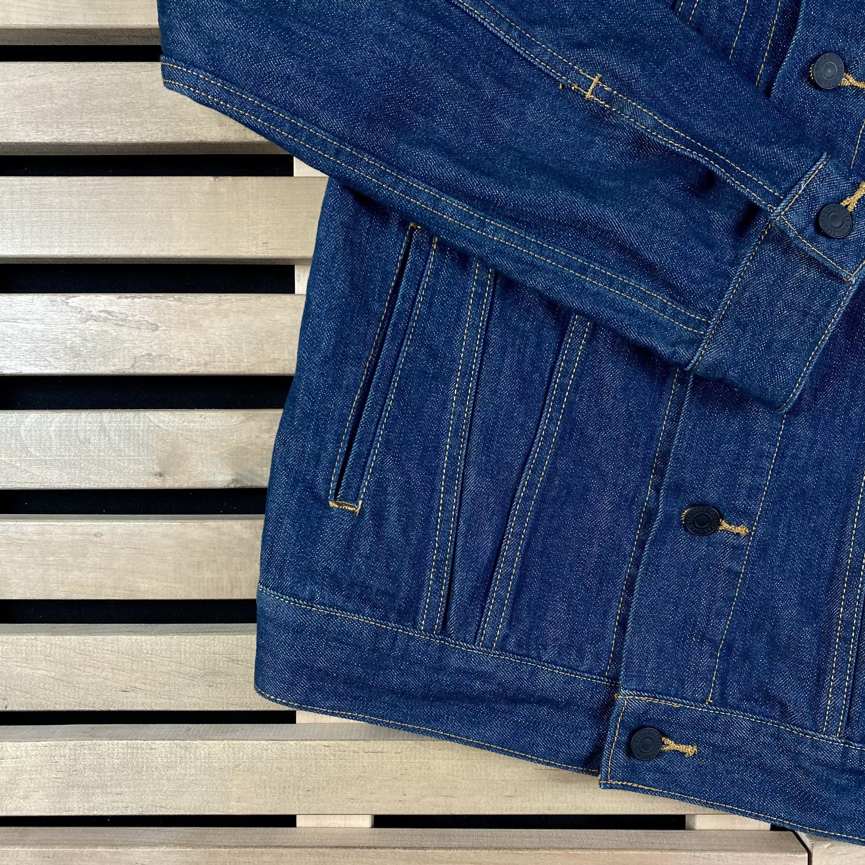 Levi's × Levi's Vintage Clothing × Vintage Men’s Denim Bomber Jacket Levi’s Vintage Size M Size US M / EU 48-50 / 2 - 3 Thumbnail