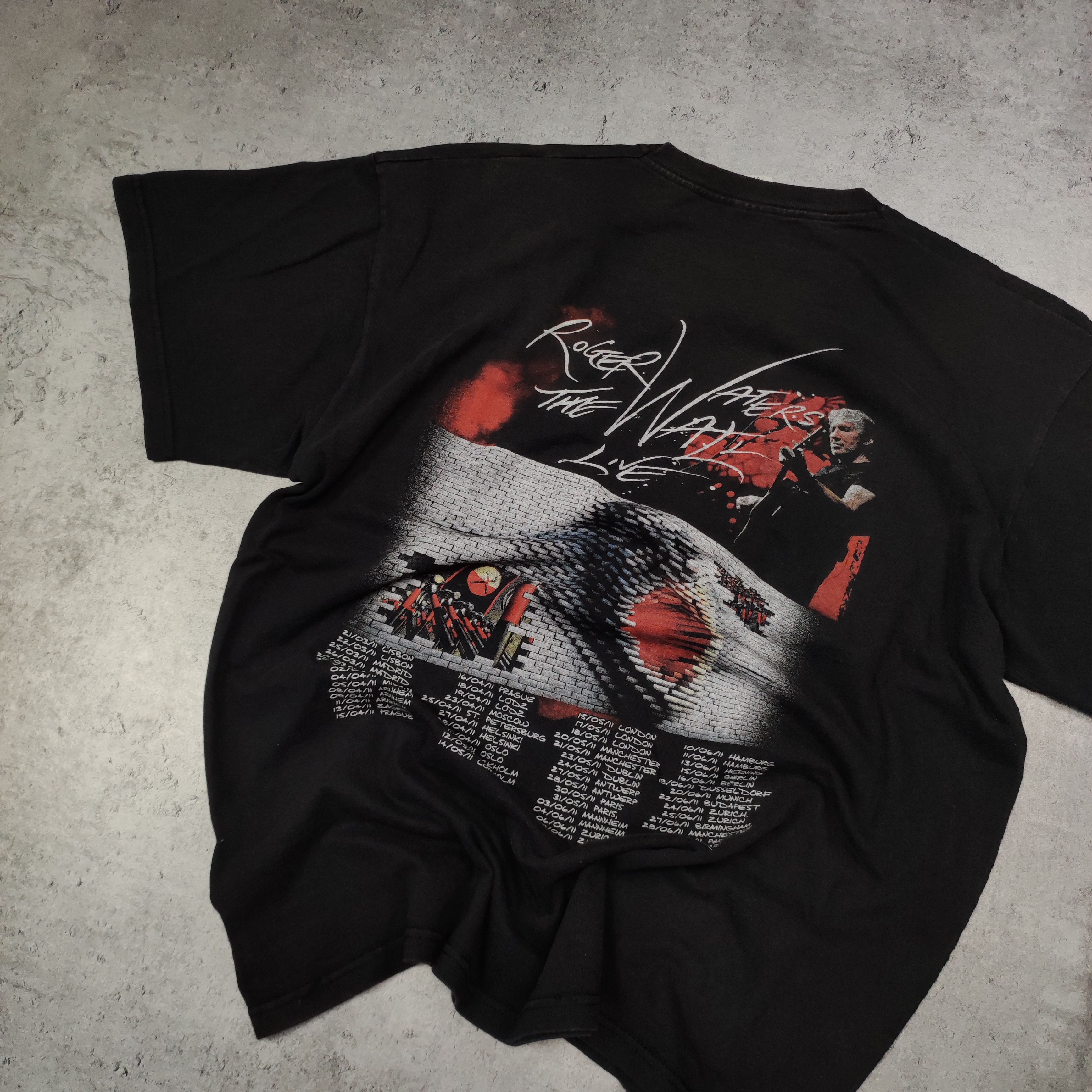 Band Tees × Vintage Vintage RARE Roger Waters Live Merch Tour Promo Tee Size US XL / EU 56 / 4 - 8 Thumbnail