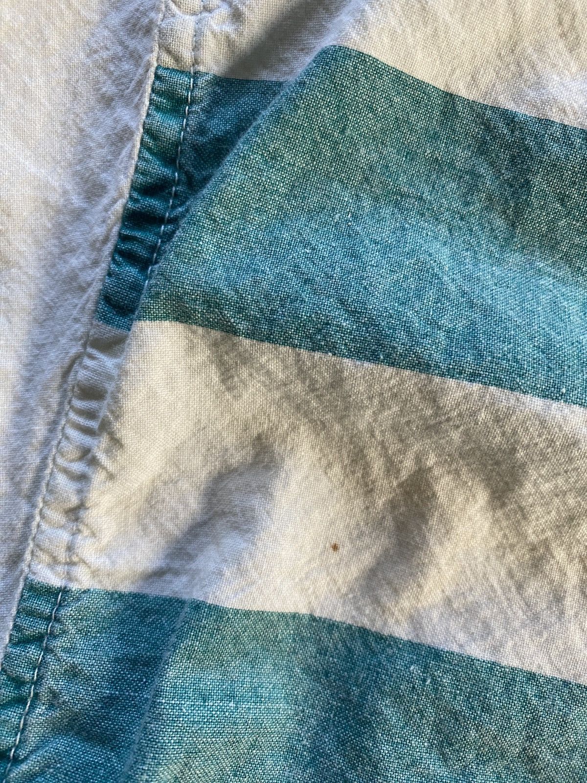 Vintage Vintage 90’s Generalities Faded Stripe Denim Like Pocket Tee Size US L / EU 52-54 / 3 - 10 Thumbnail