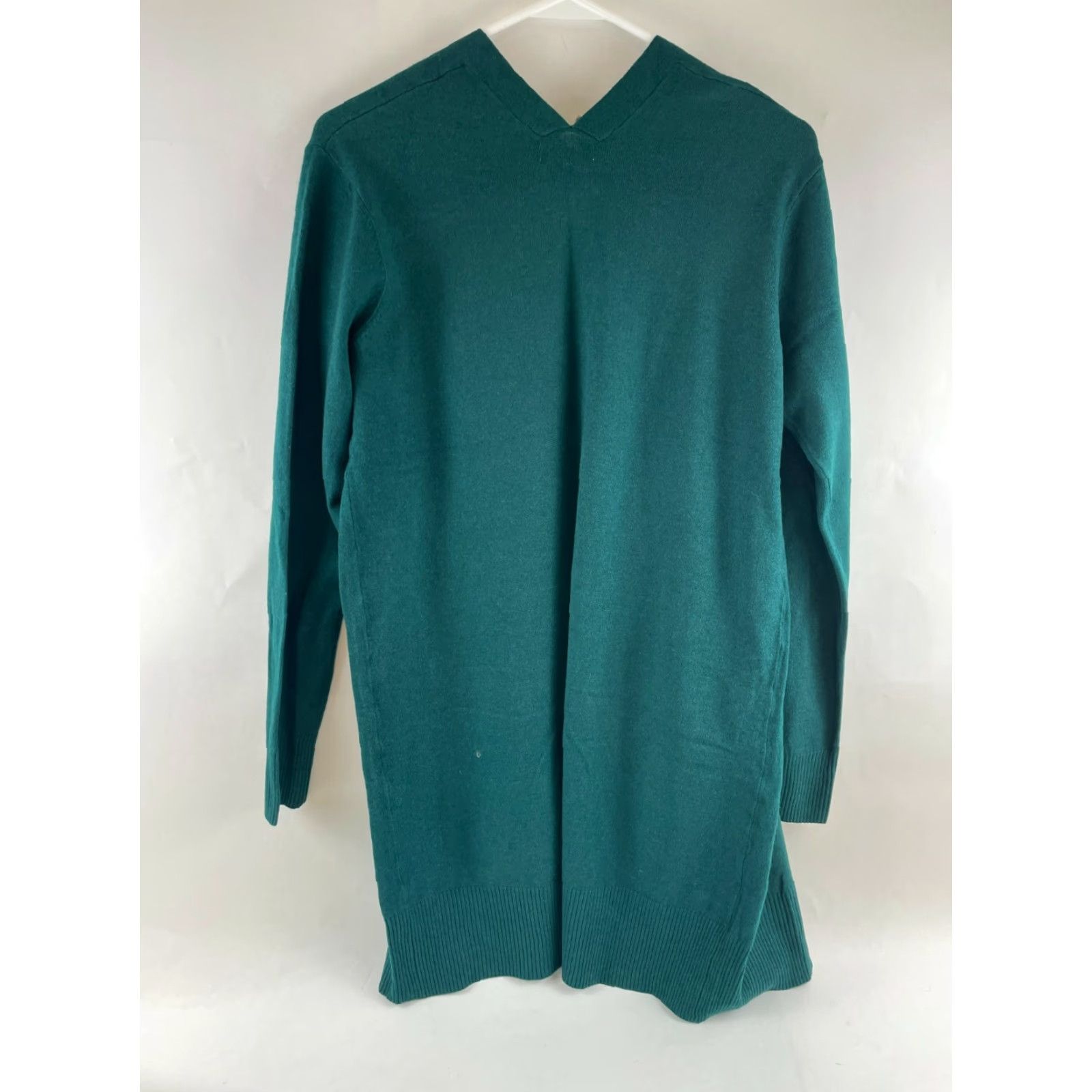 Altea Sweet Romeo Sweater Cardigan Women's S Teal Long Sleeve Open w/ Pocket NWT Size S / US 4 / IT 40 - 2 Thumbnail